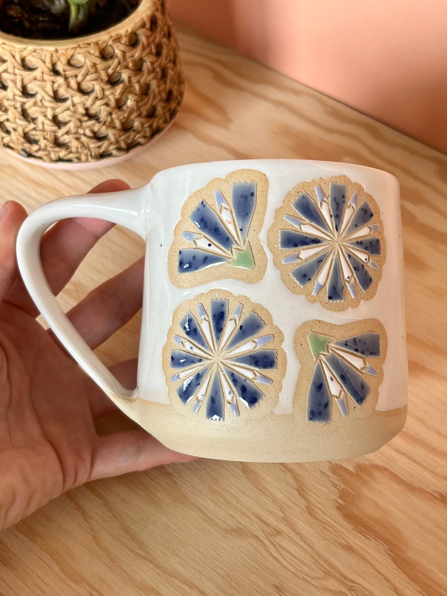 Tall Garden Quilt Mug -21-