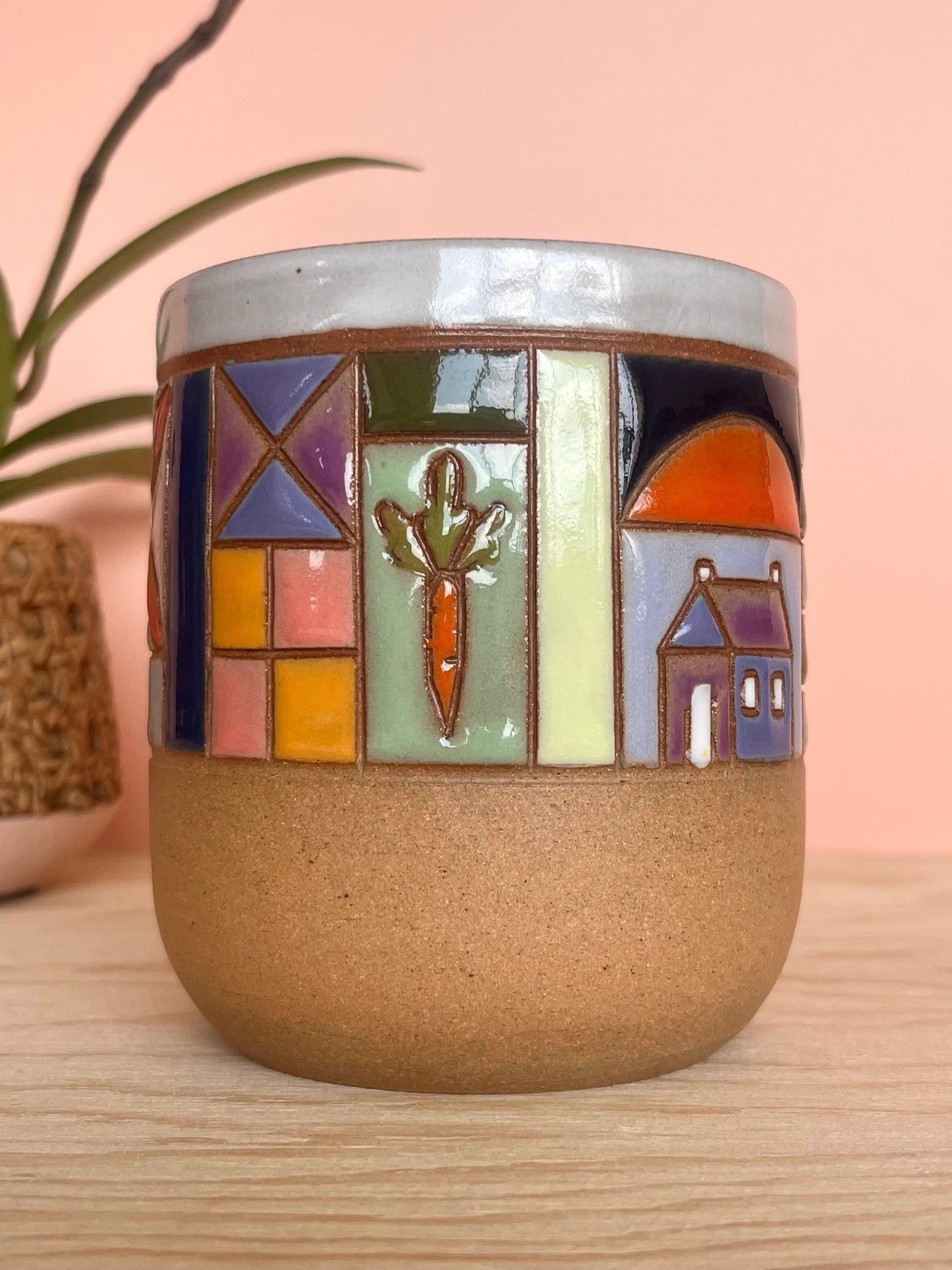Rounded Quilted Tumbler -82-