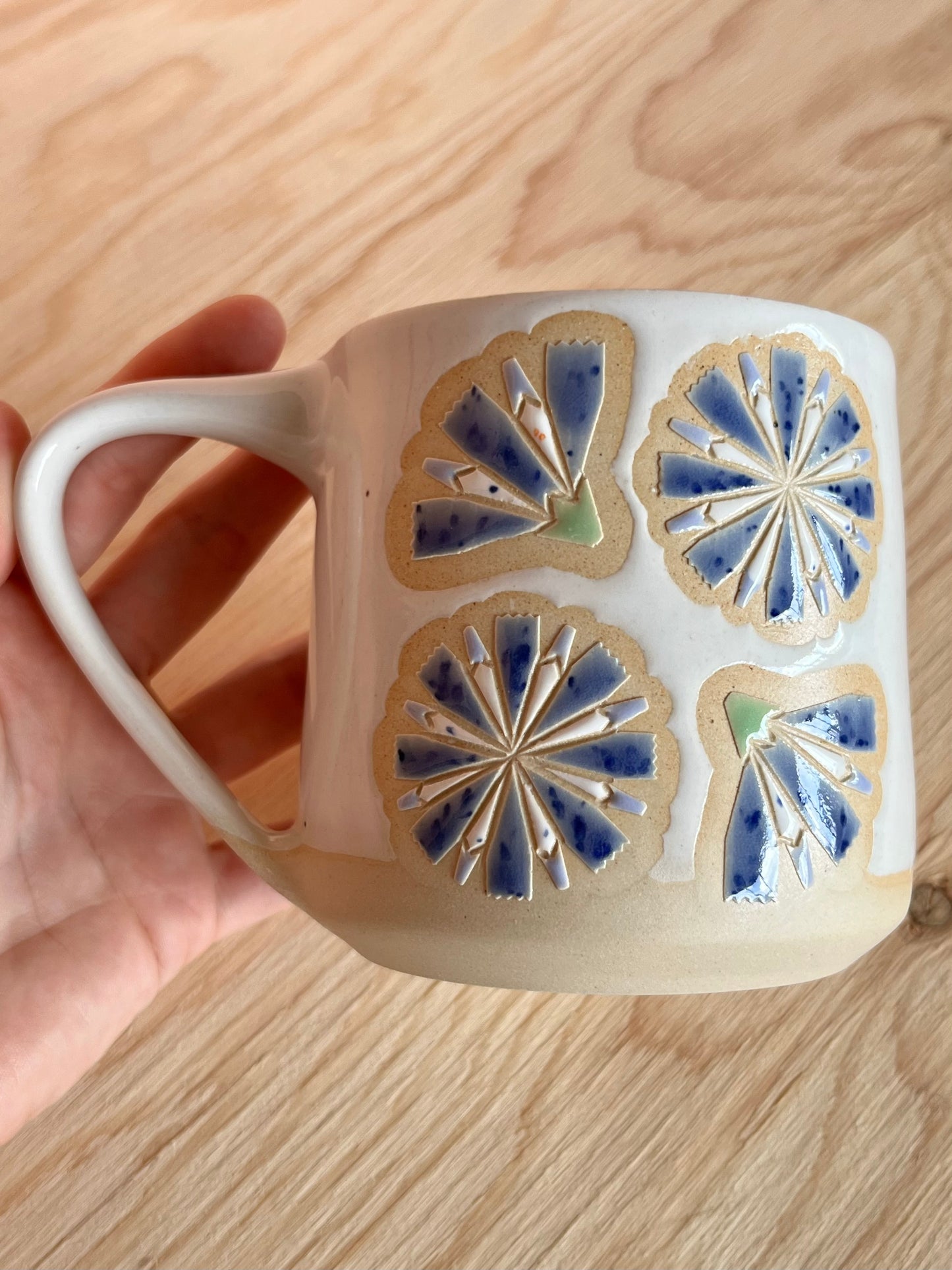 Tall Garden Quilt Mug -21-