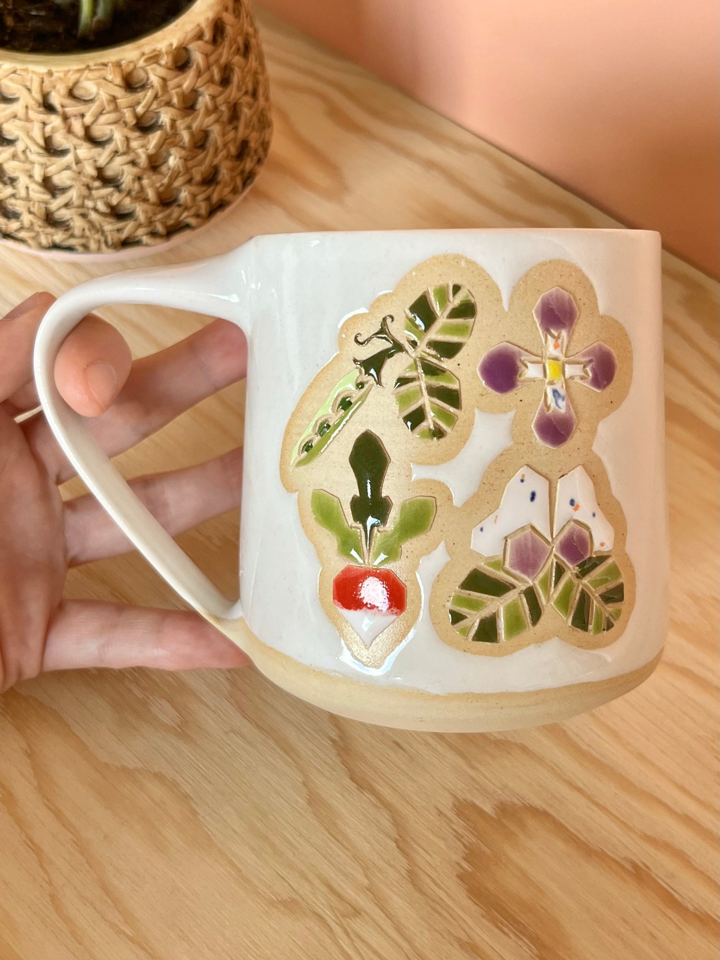 Extra Tall Garden Quilt Mug -26-
