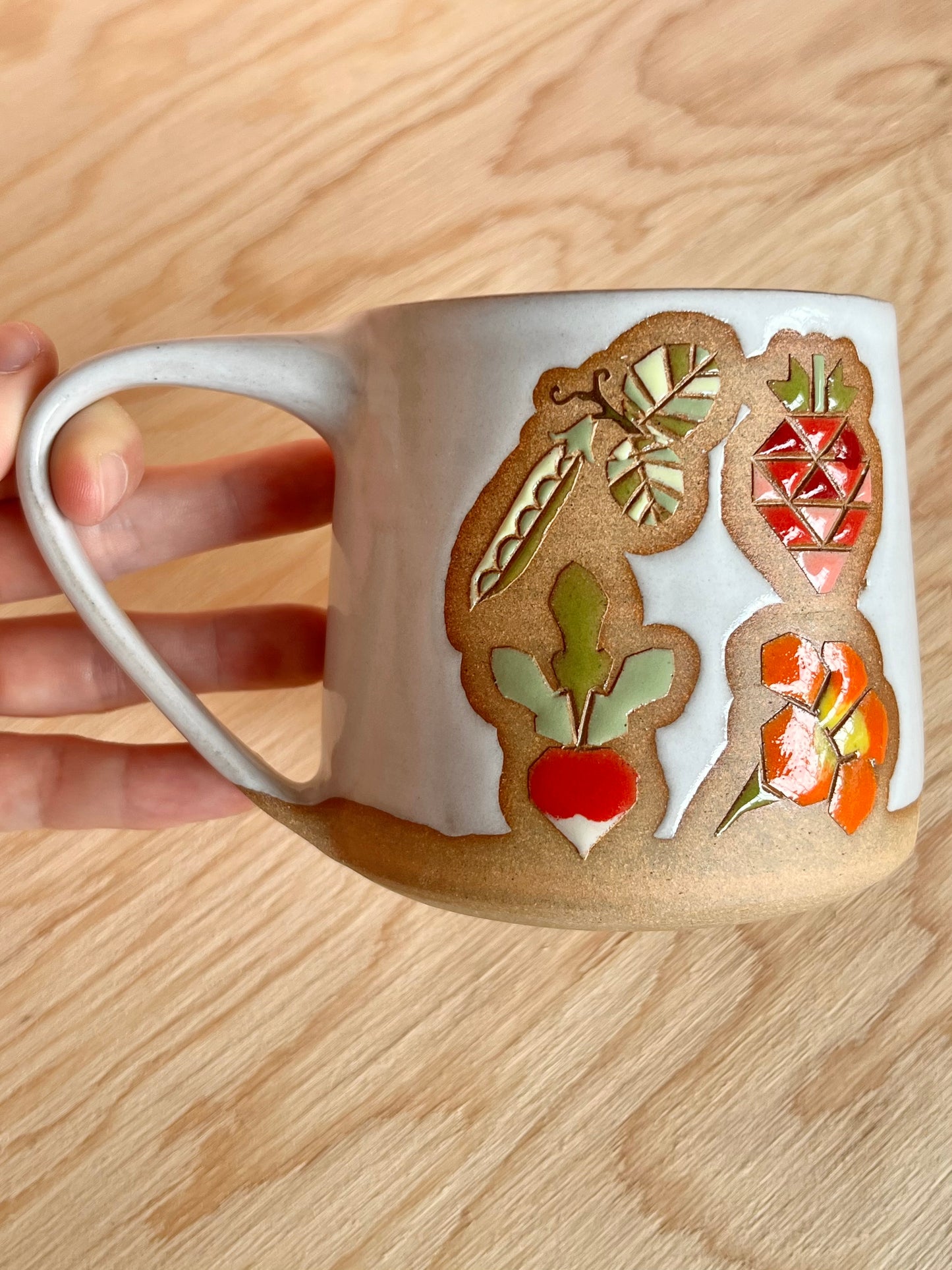 Tall Garden Quilt Mug -04-