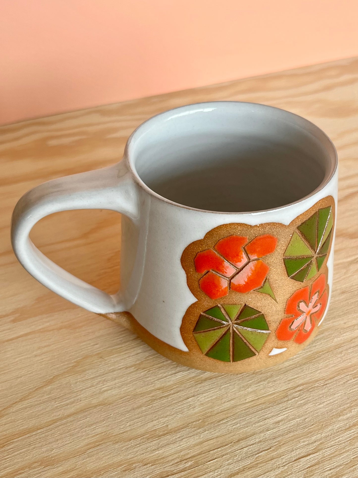 Tall Garden Quilt Mug -02-