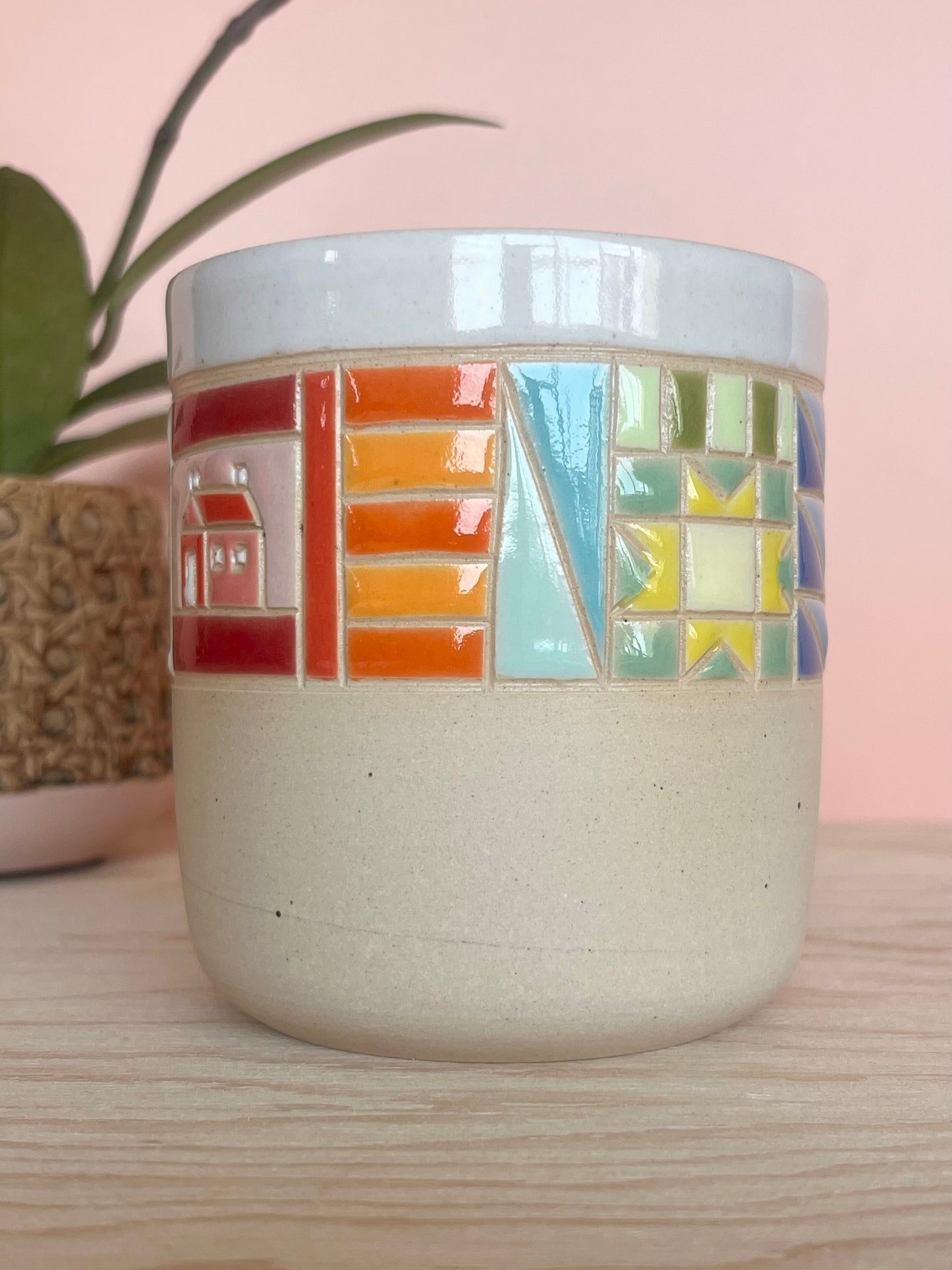Rounded Quilted Tumbler -95-
