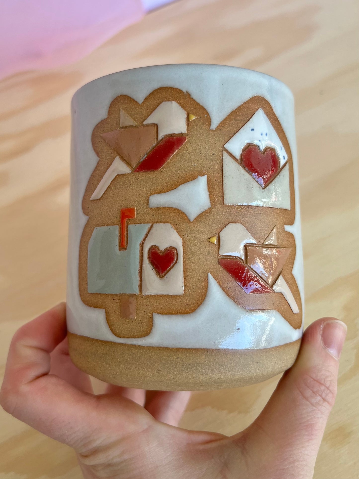 Quilt Thumbprint Tumbler