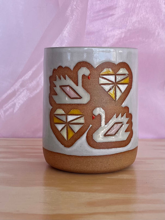 Quilt Thumbprint Tumbler