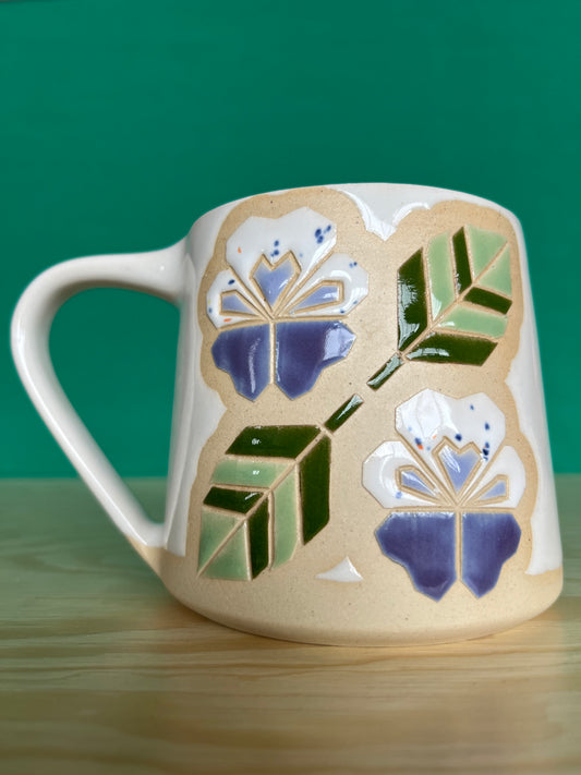 Tall Quilt Mug