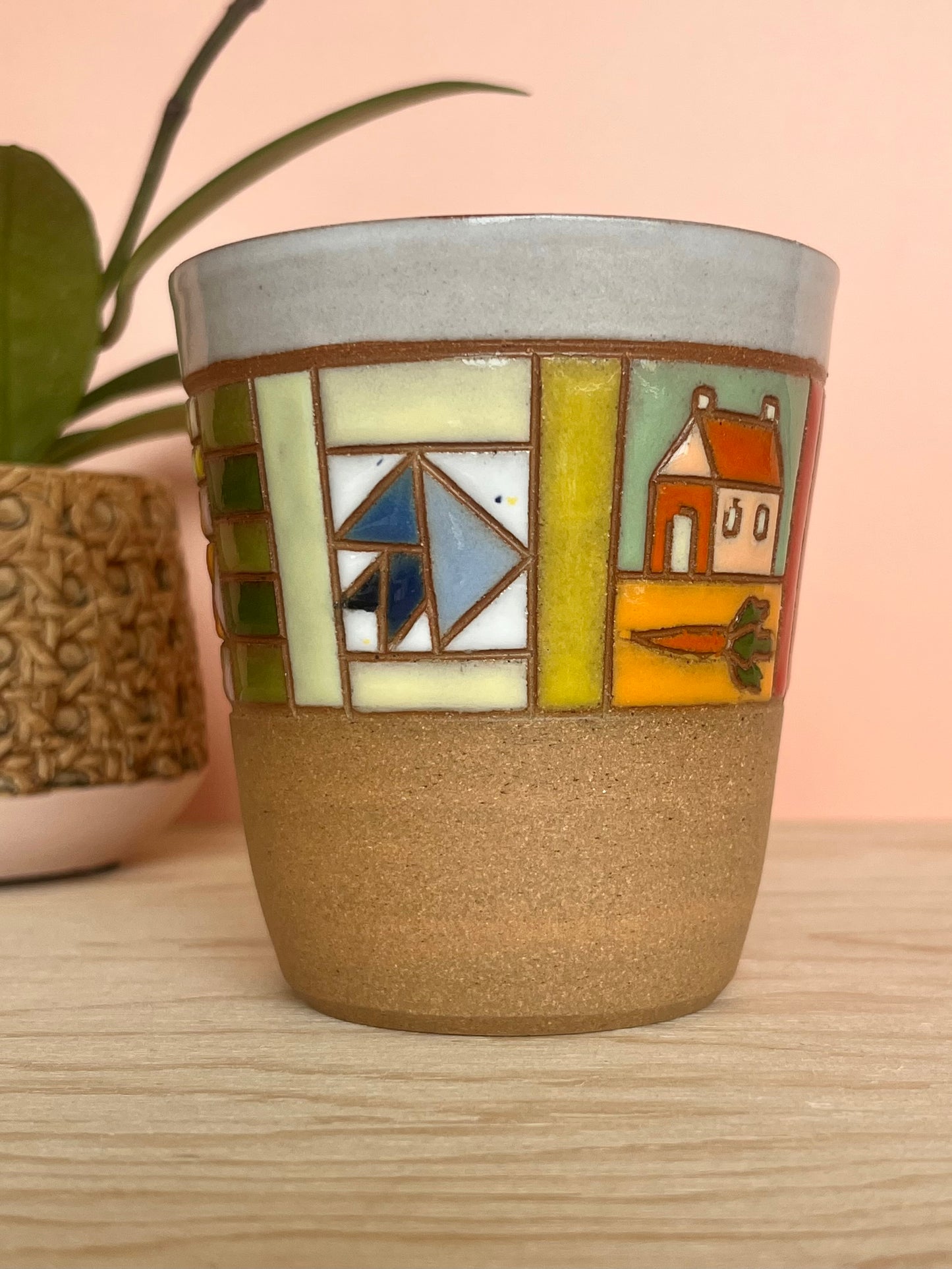 Angular Quilted Tumbler -66-