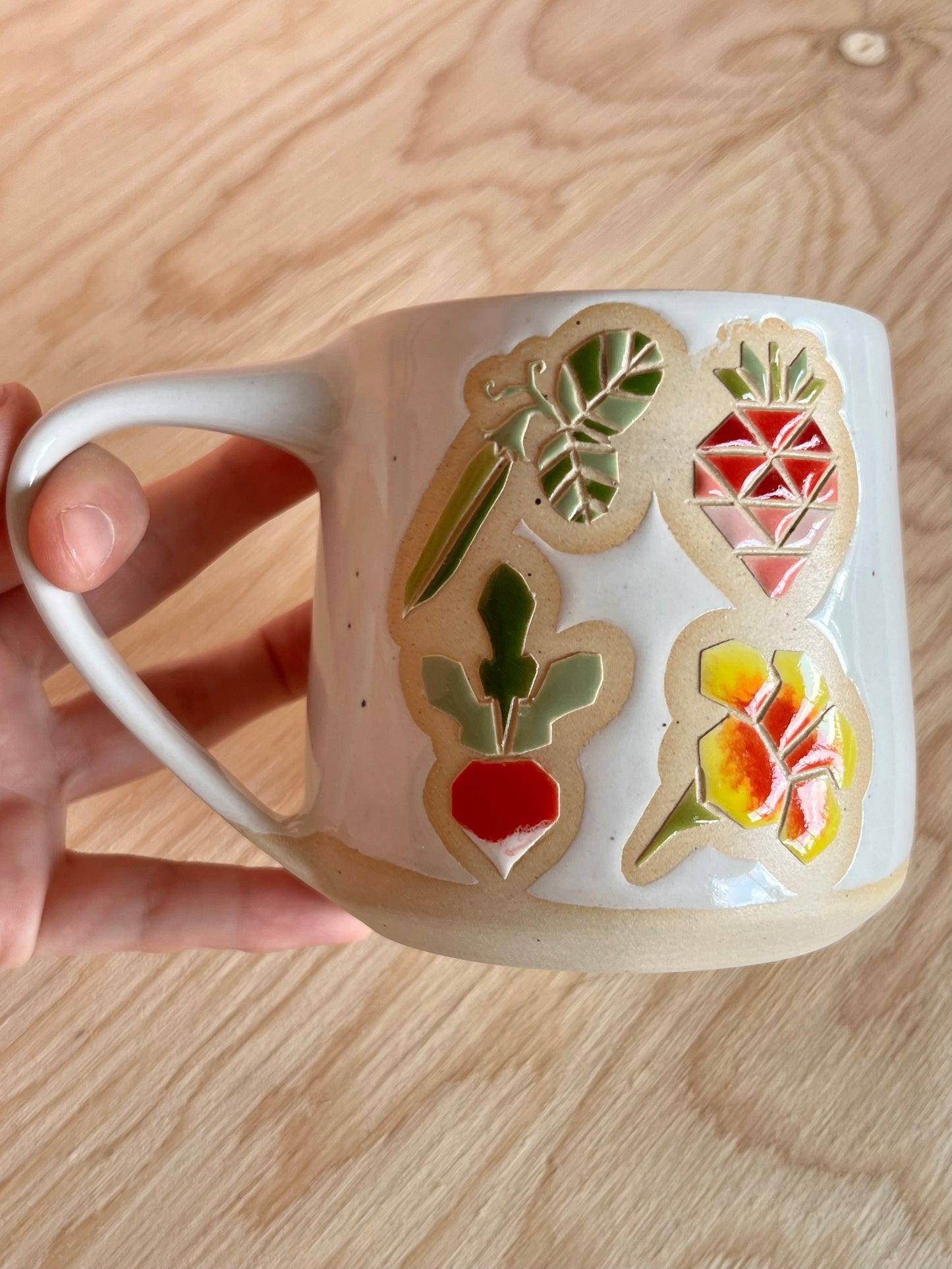 Tall Garden Quilt Mug -20-