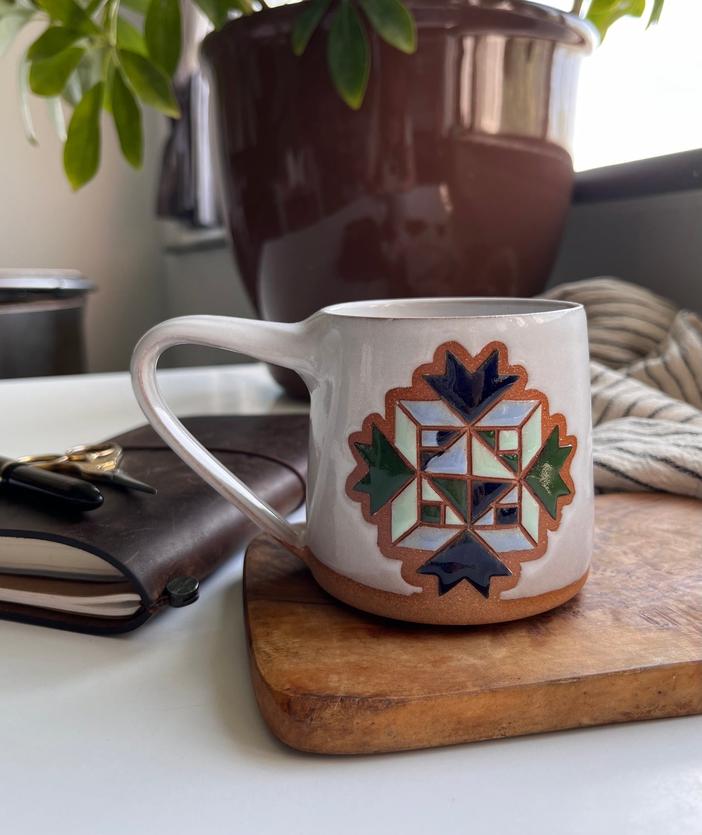 Shortie quilt mug