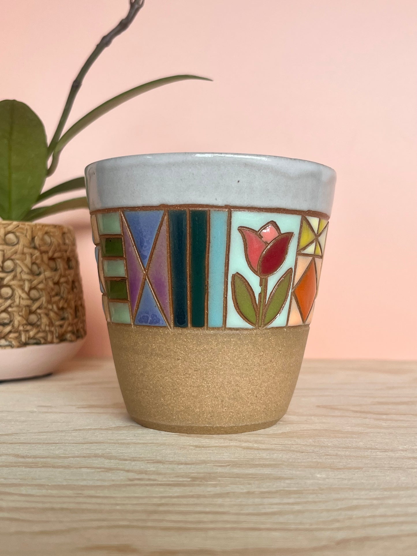 Angular Quilted Tumbler -61-