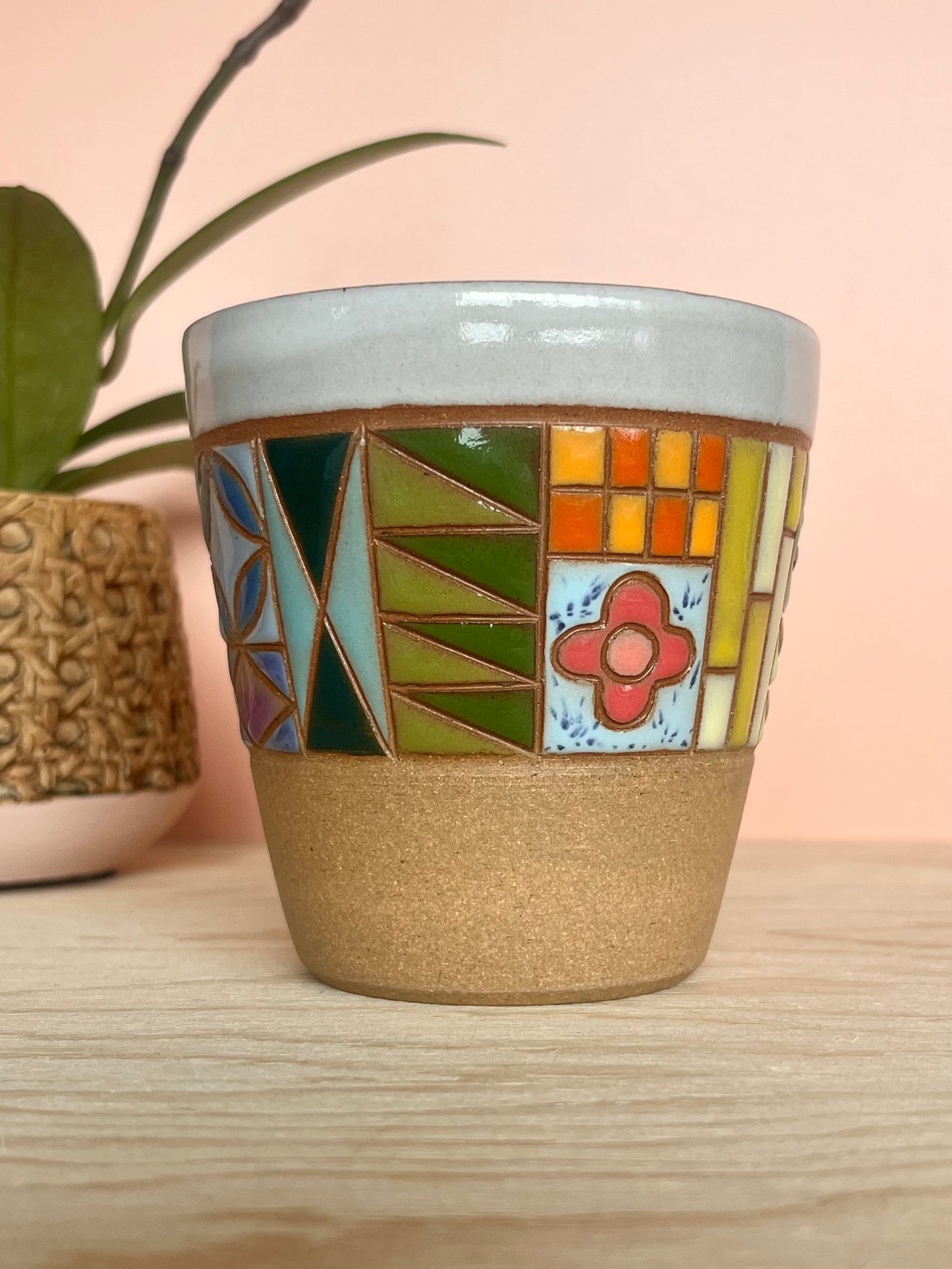 Angular Quilted Tumbler -64-