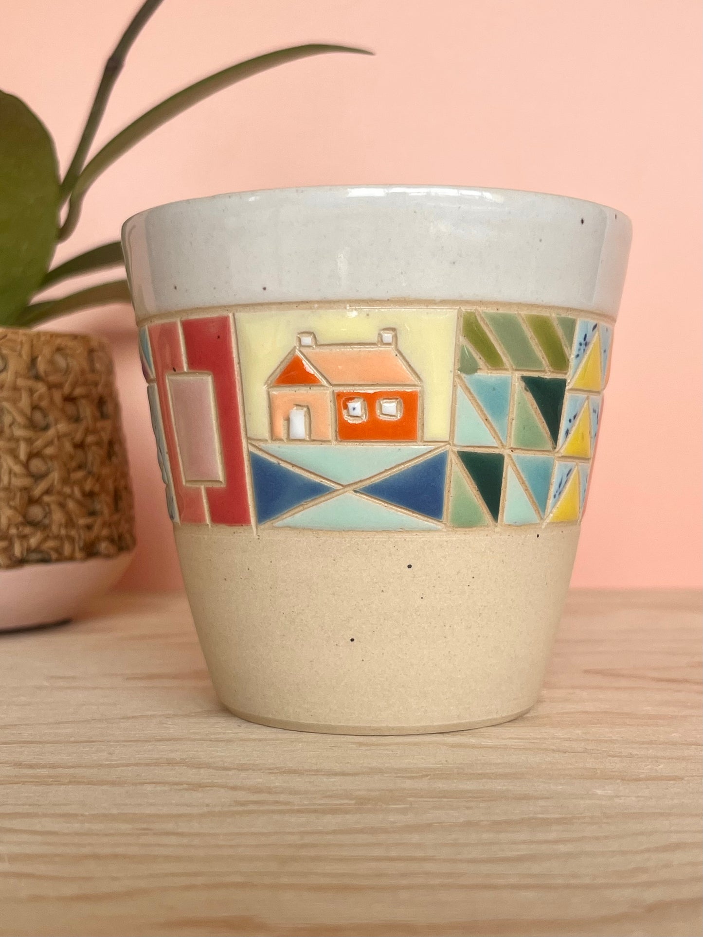 Angular Quilted Tumbler -70-
