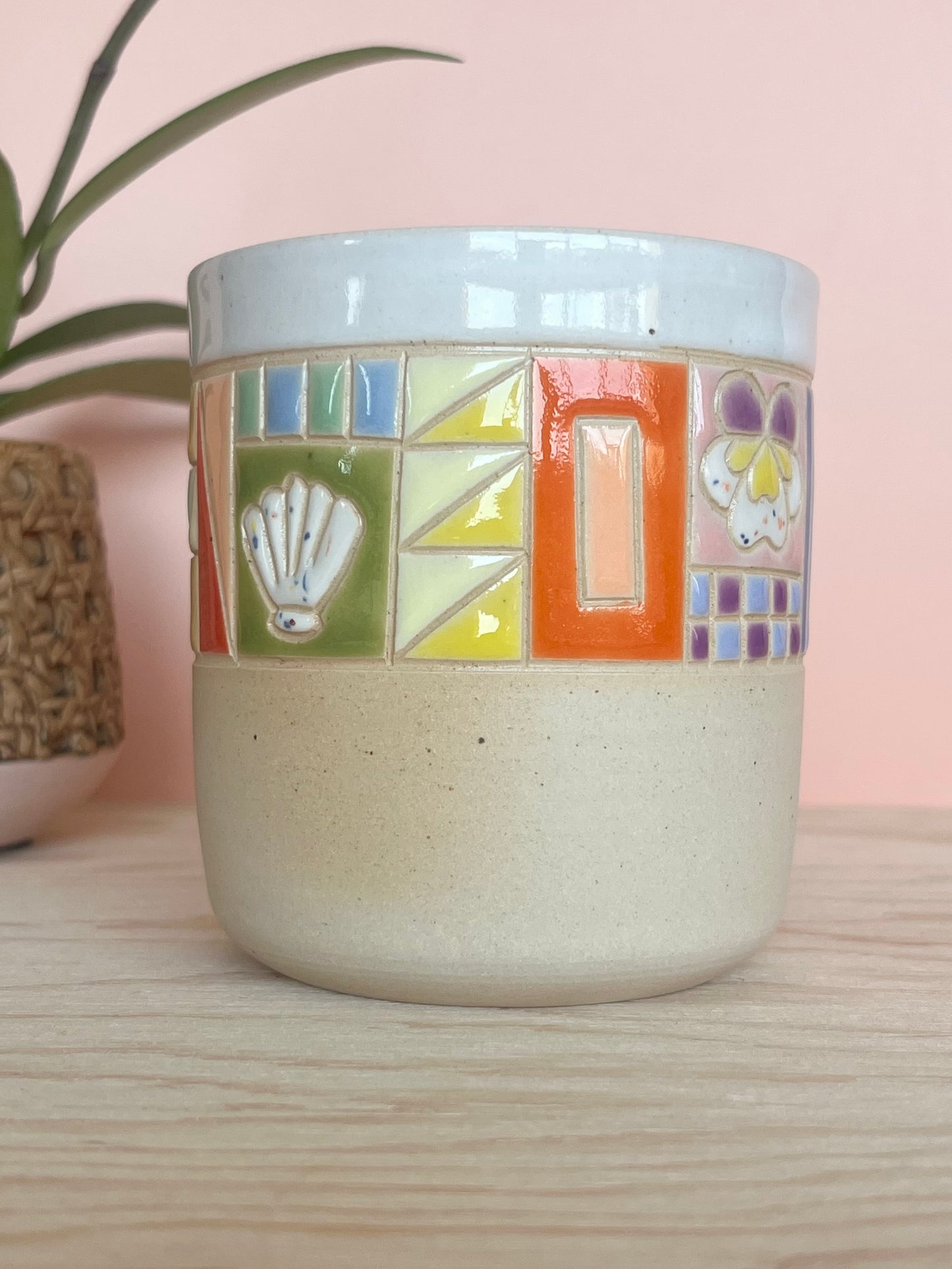 Rounded Quilted Tumbler -90-