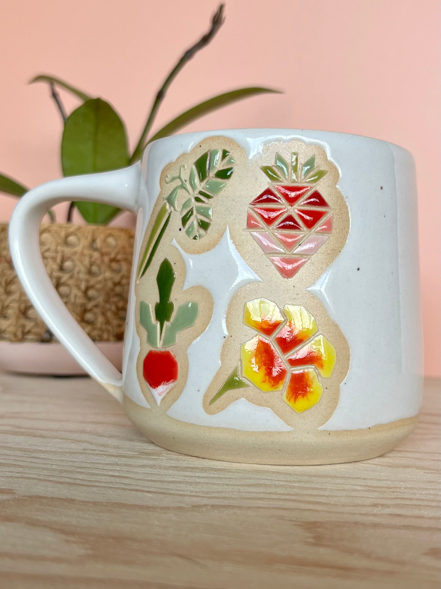 Tall Garden Quilt Mug -20-