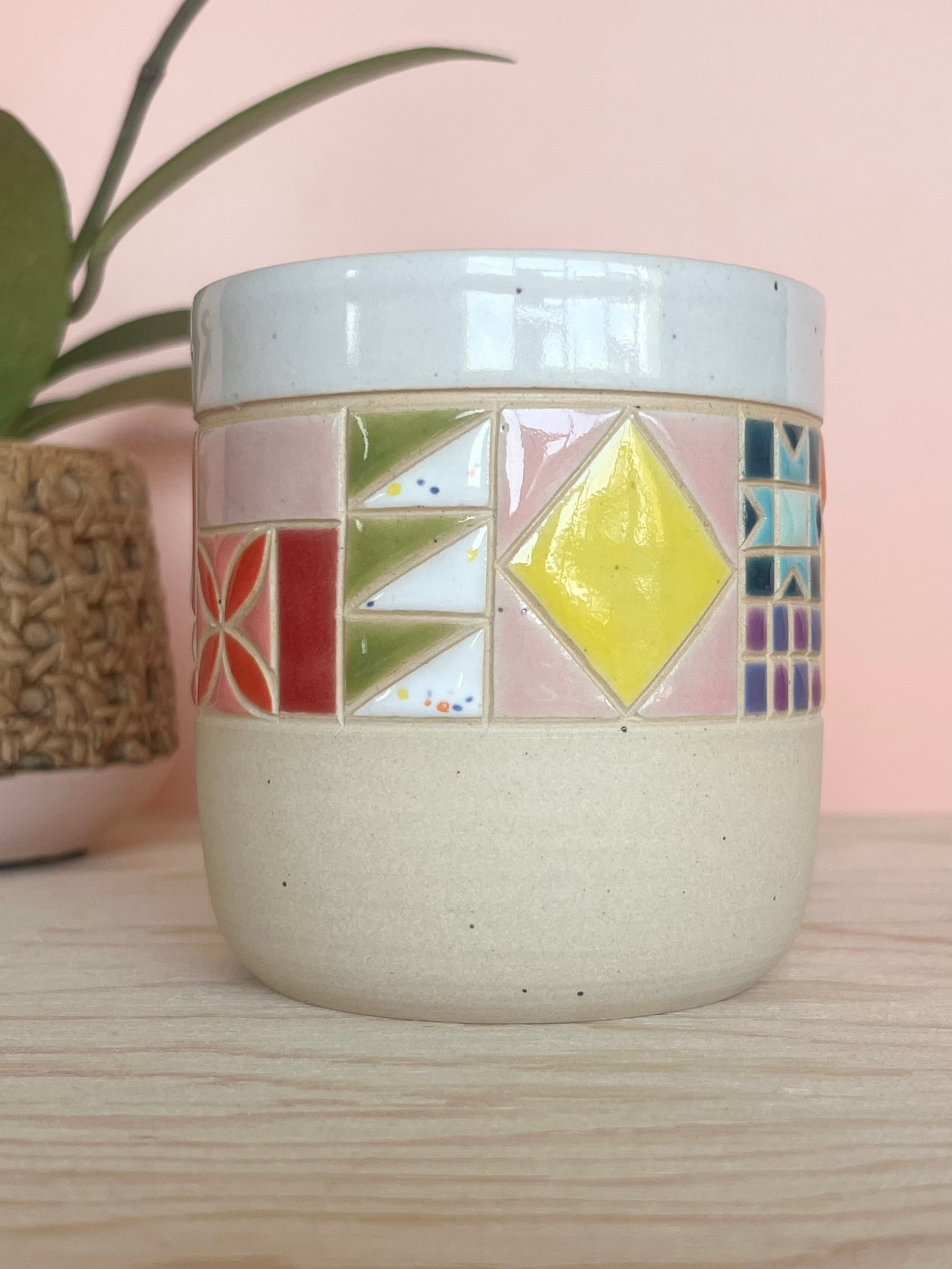 Rounded Quilted Tumbler -94-