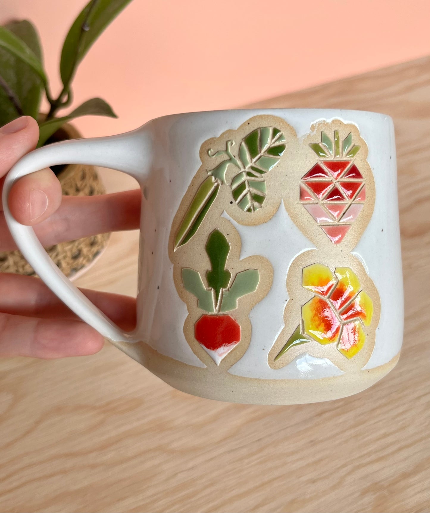 Tall Garden Quilt Mug -20-