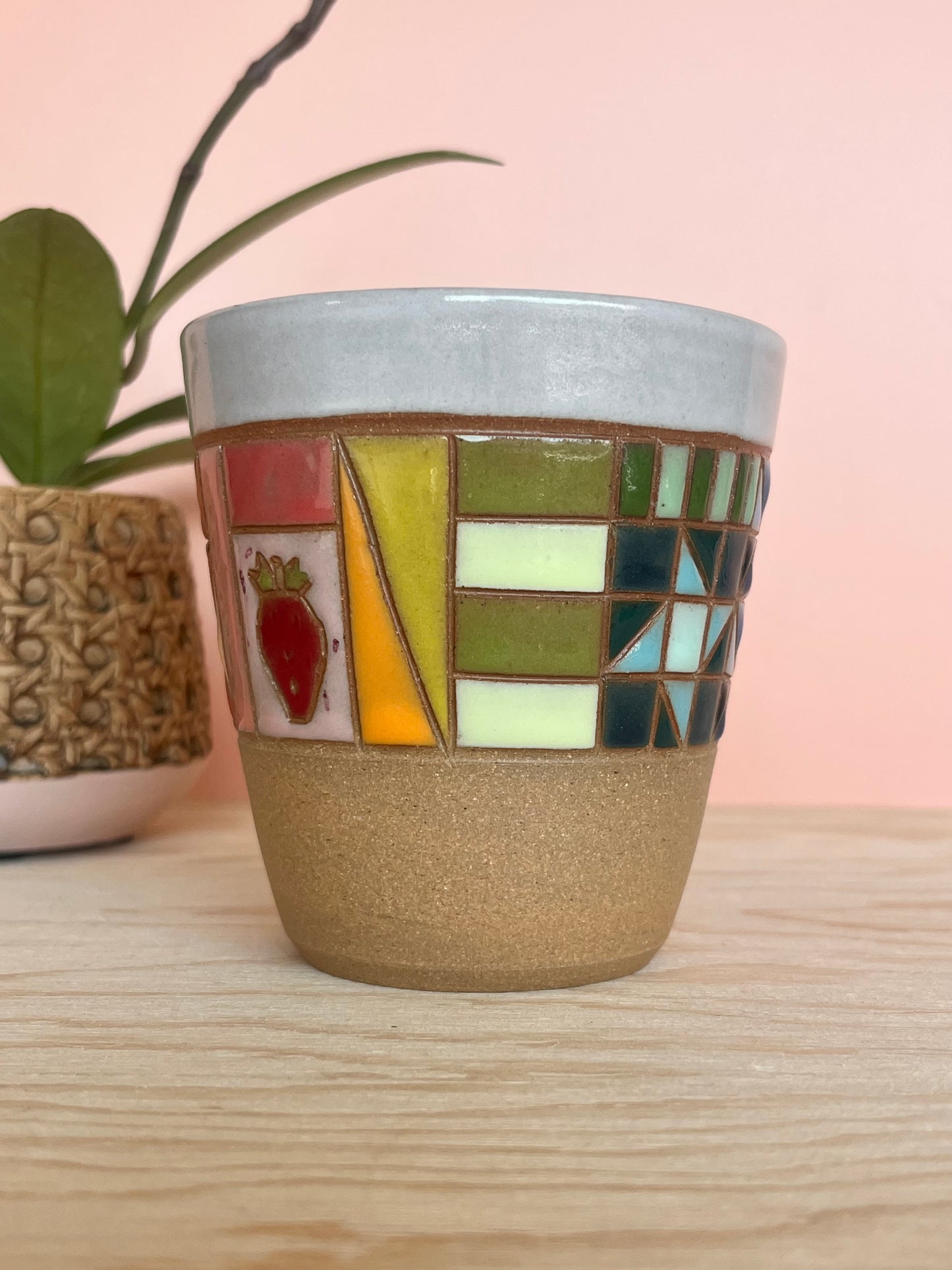 Angular Quilted Tumbler -59-