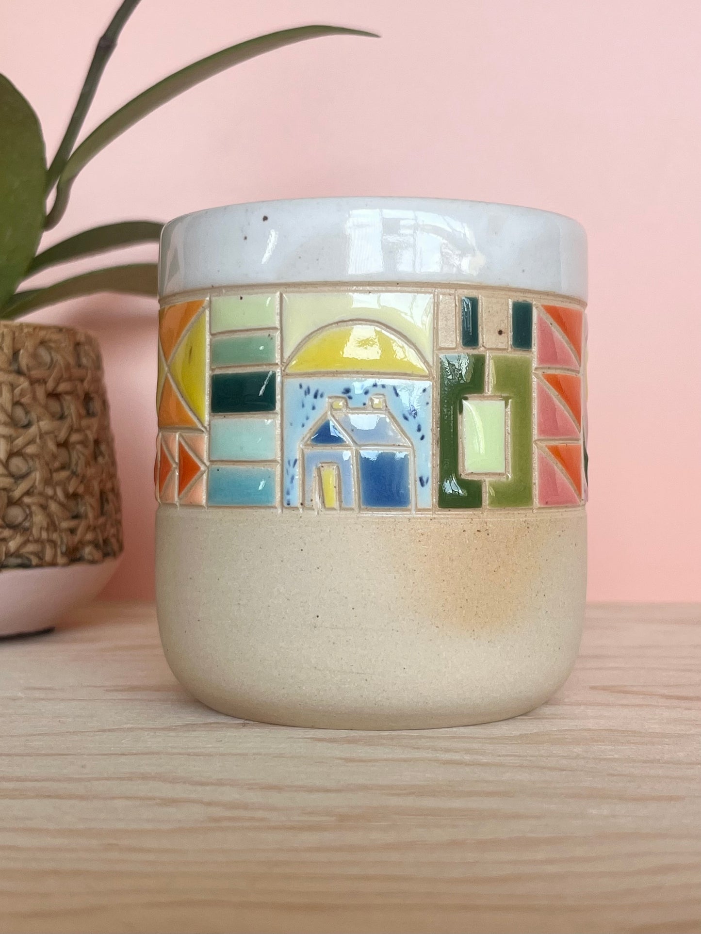 Rounded Quilted Tumbler -92-