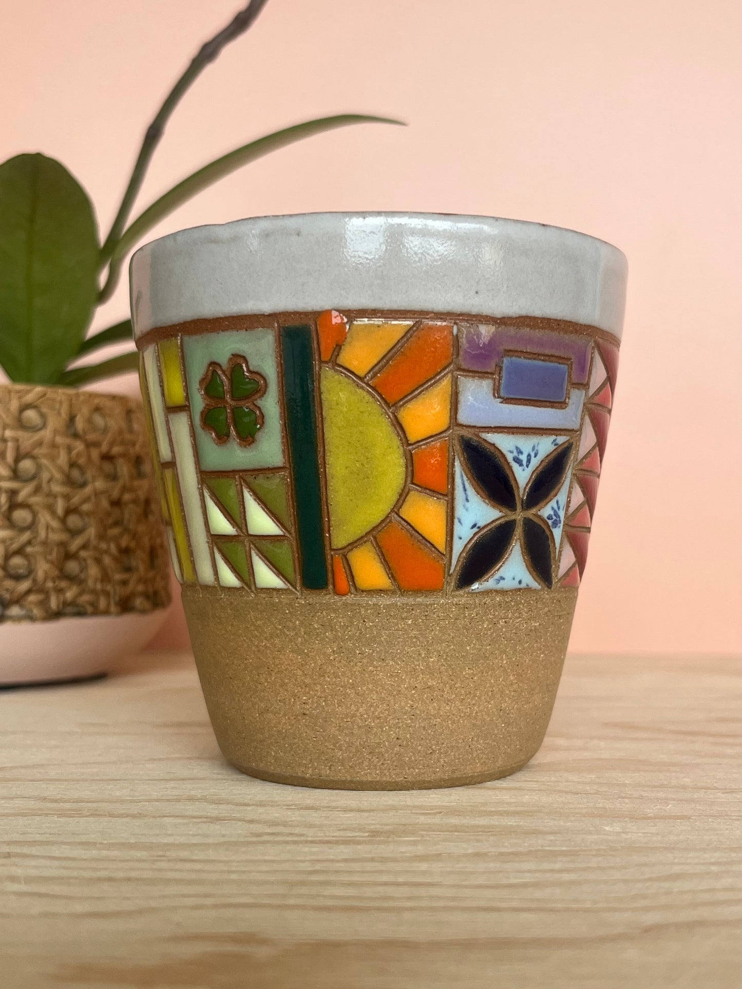 Angular Quilted Tumbler -64-