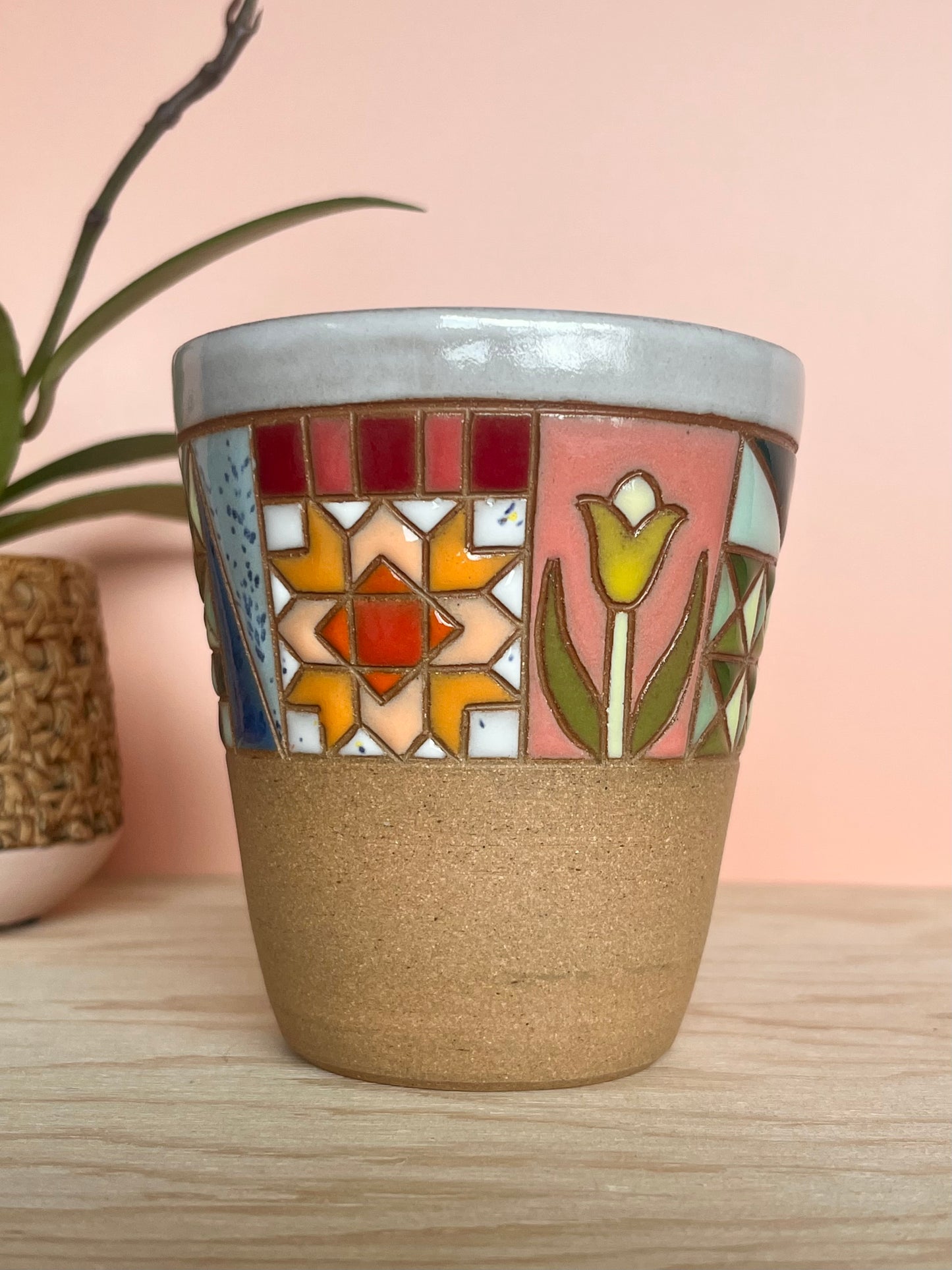 Angular Quilted Tumbler -62-