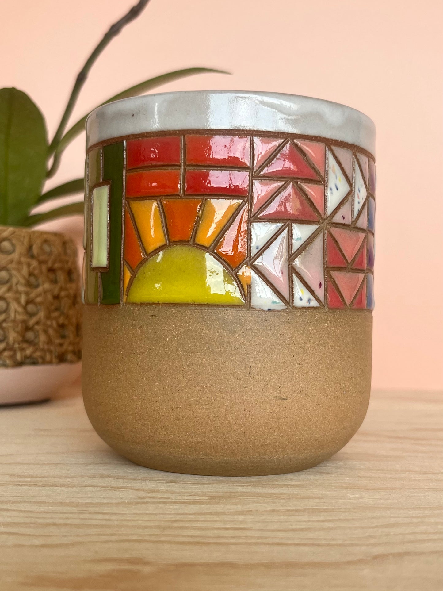 Rounded Quilted Tumbler -86-