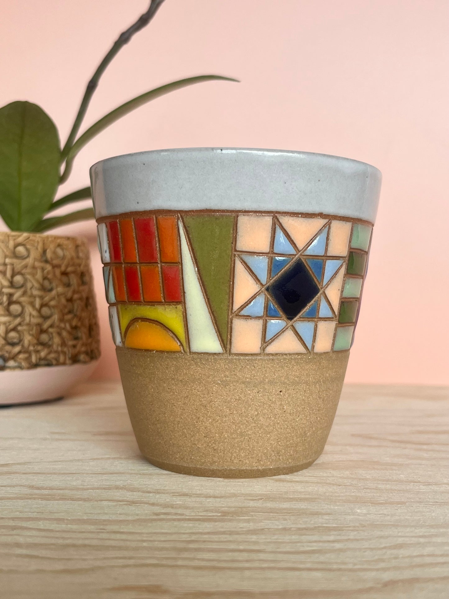 Angular Quilted Tumbler -61-
