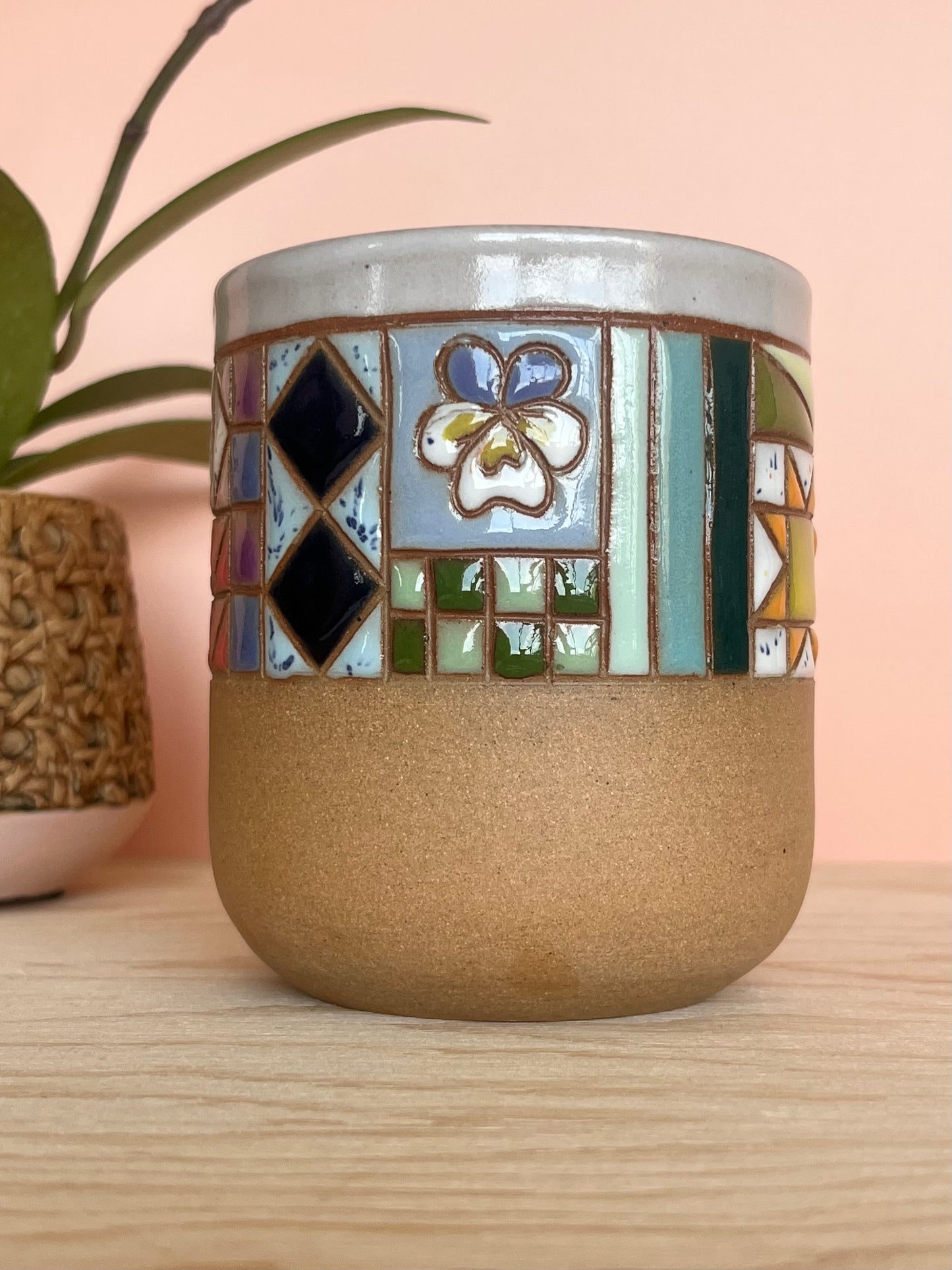 Rounded Quilted Tumbler -86-
