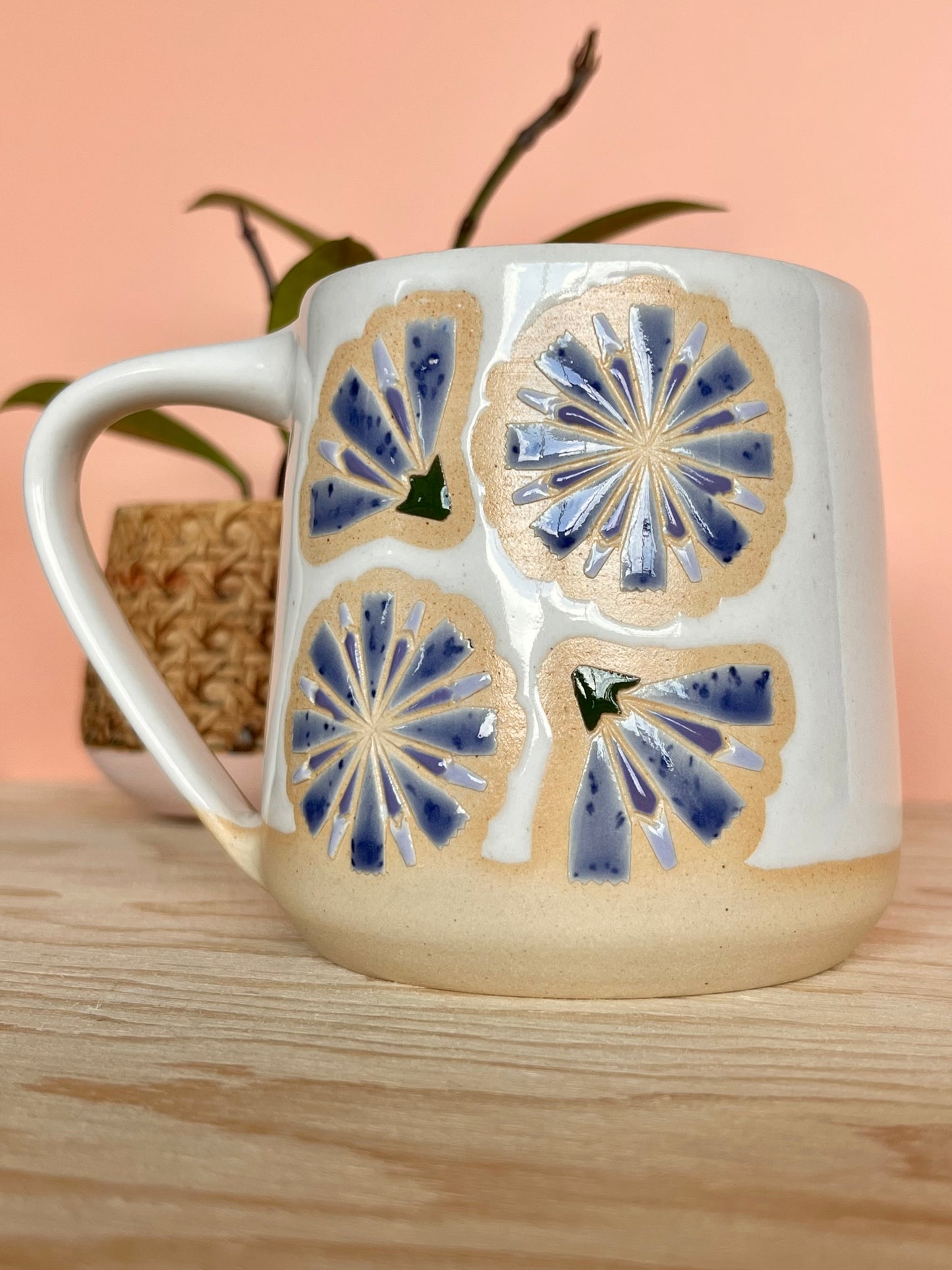 Extra Tall Garden Quilt Mug -27-