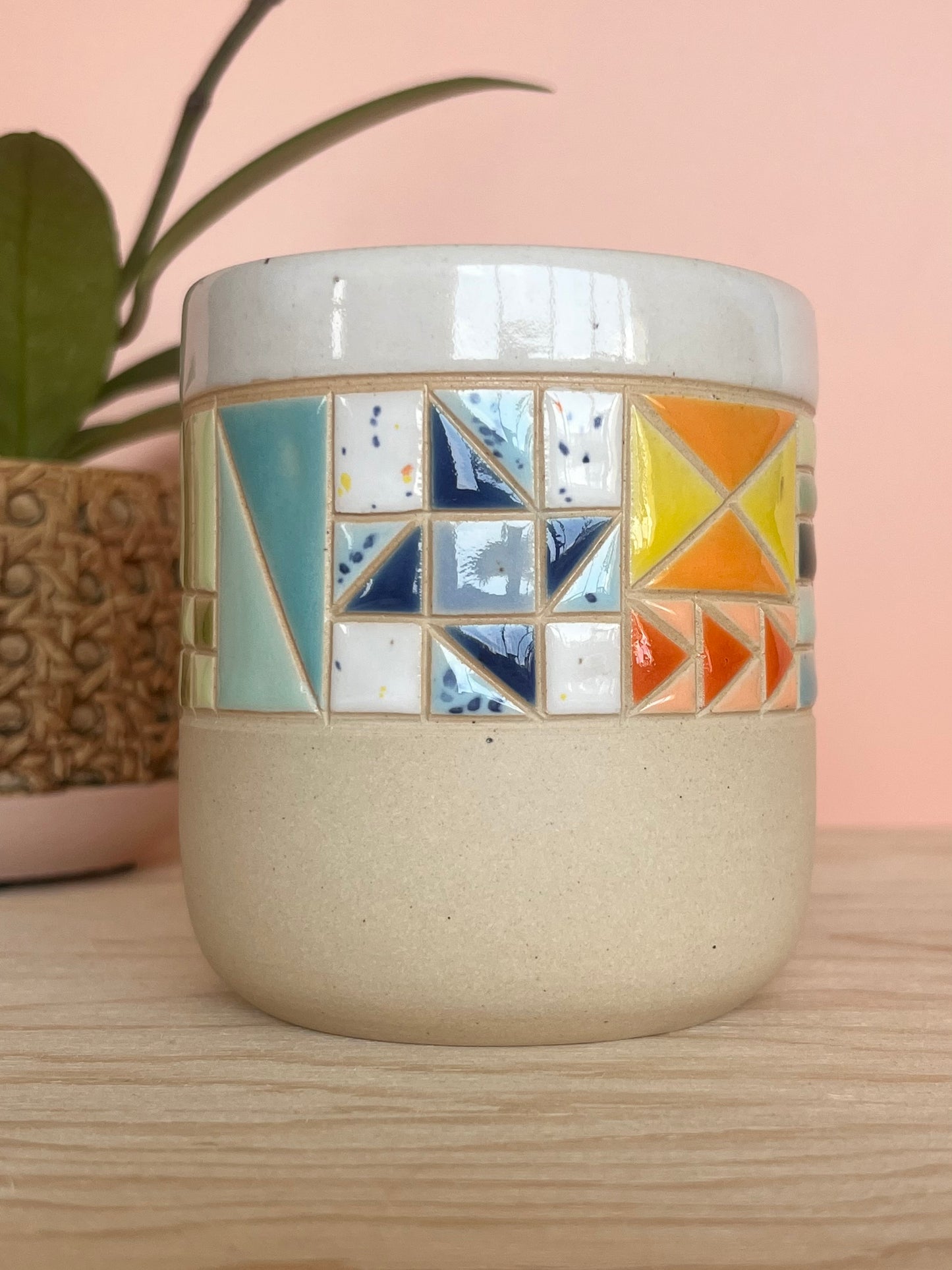 Rounded Quilted Tumbler -92-