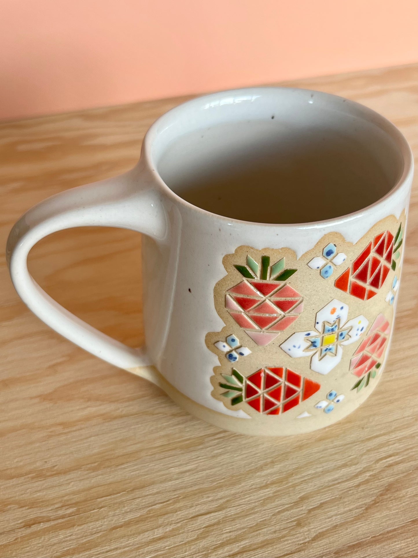 Tall Garden Quilt Mug -24-