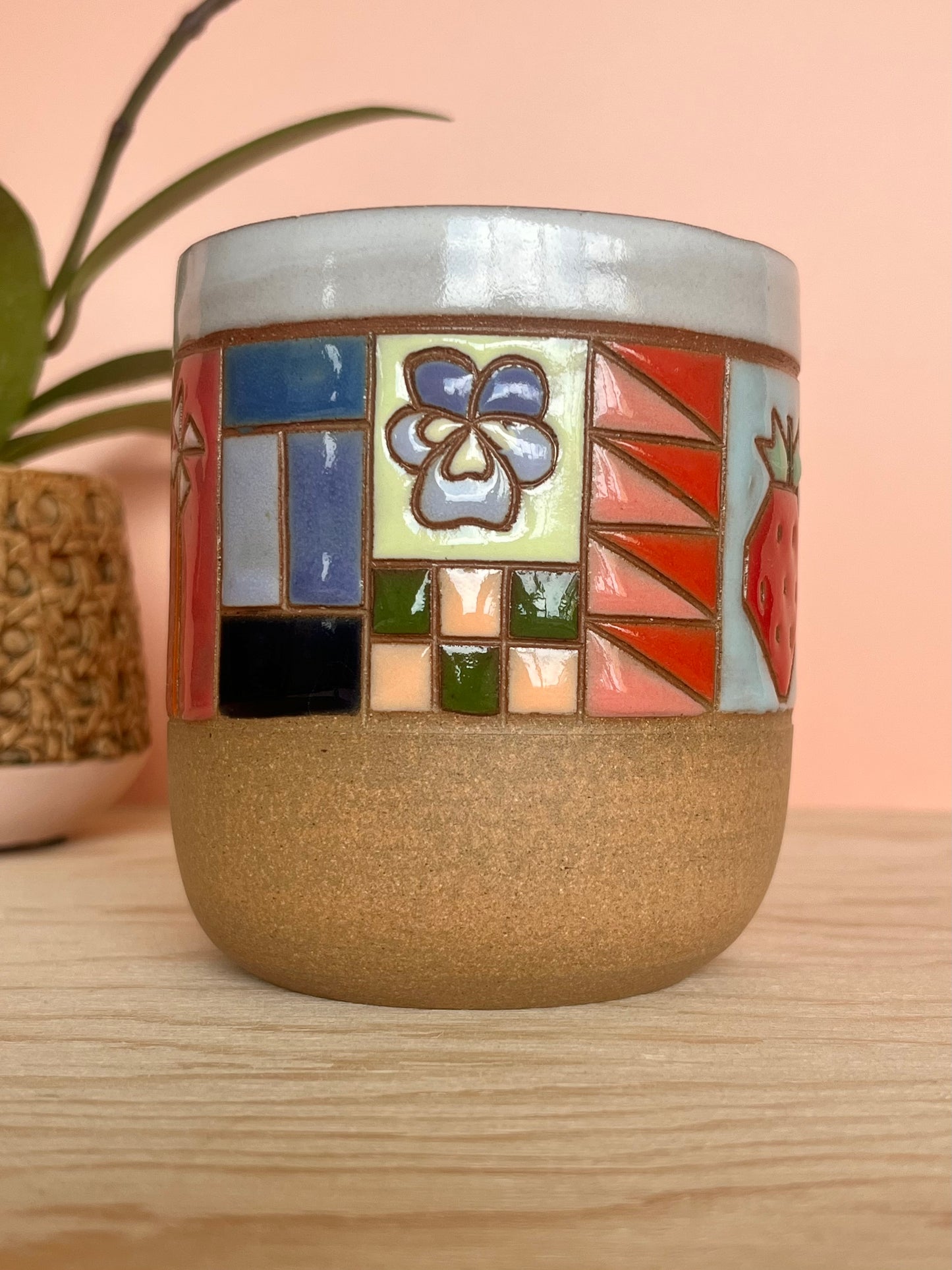 Rounded Quilted Tumbler -79-