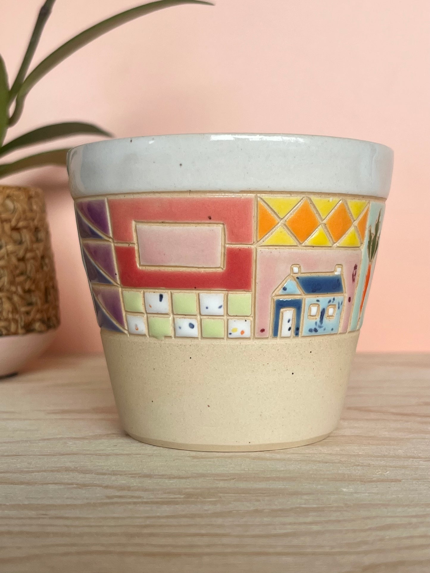 Angular Quilted Tumbler -73-