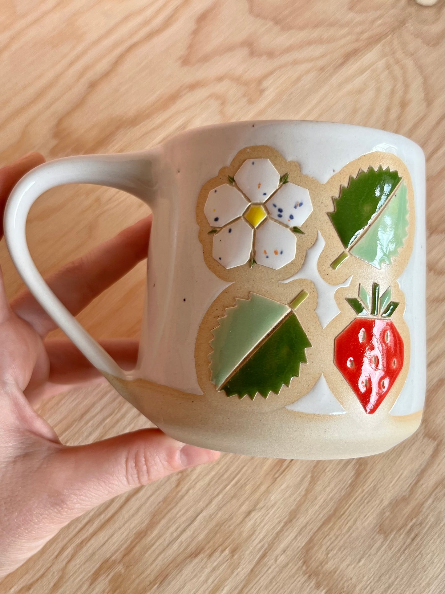 Tall Garden Quilt Mug -18-