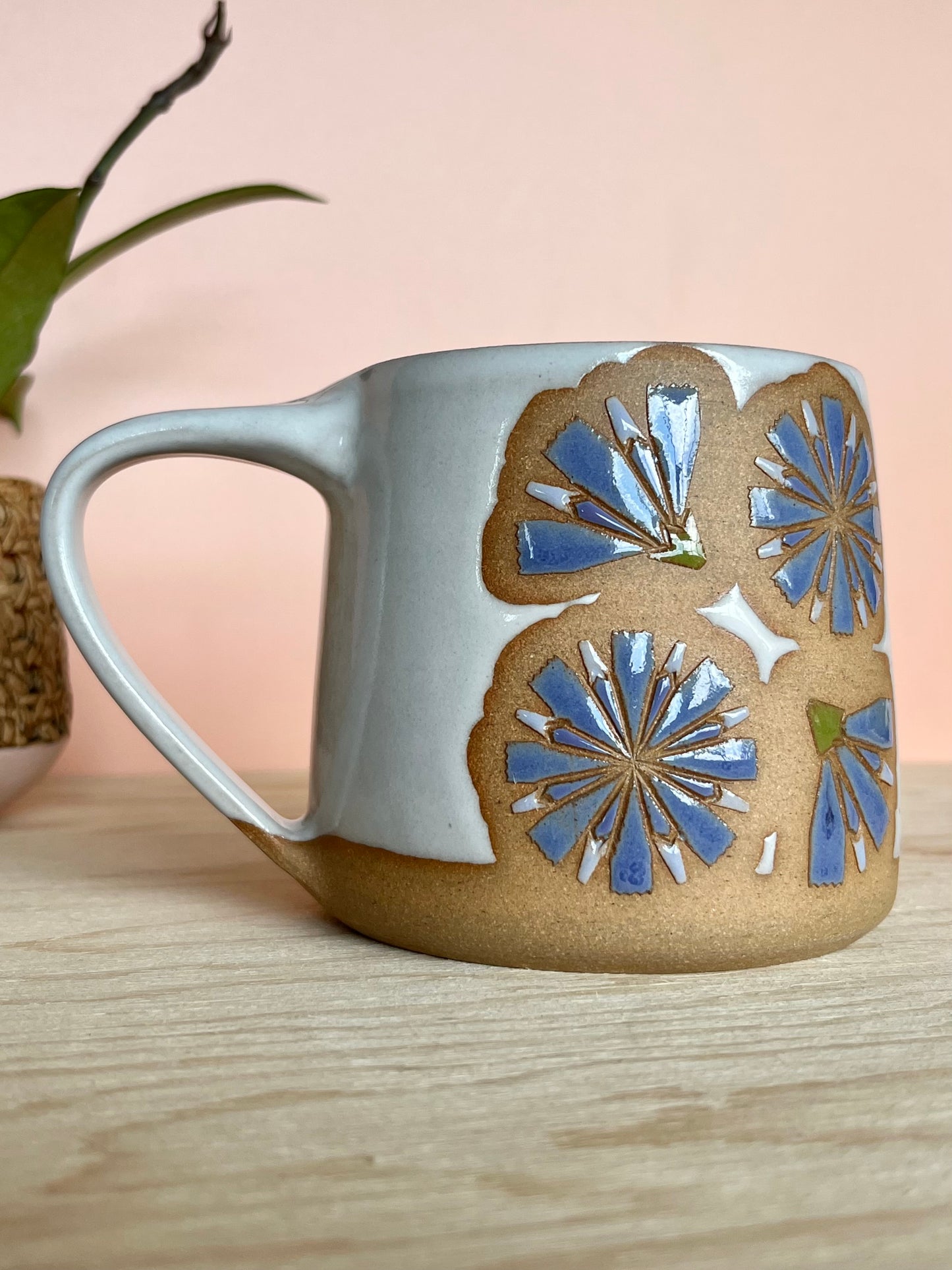 Tall Garden Quilt Mug -13-