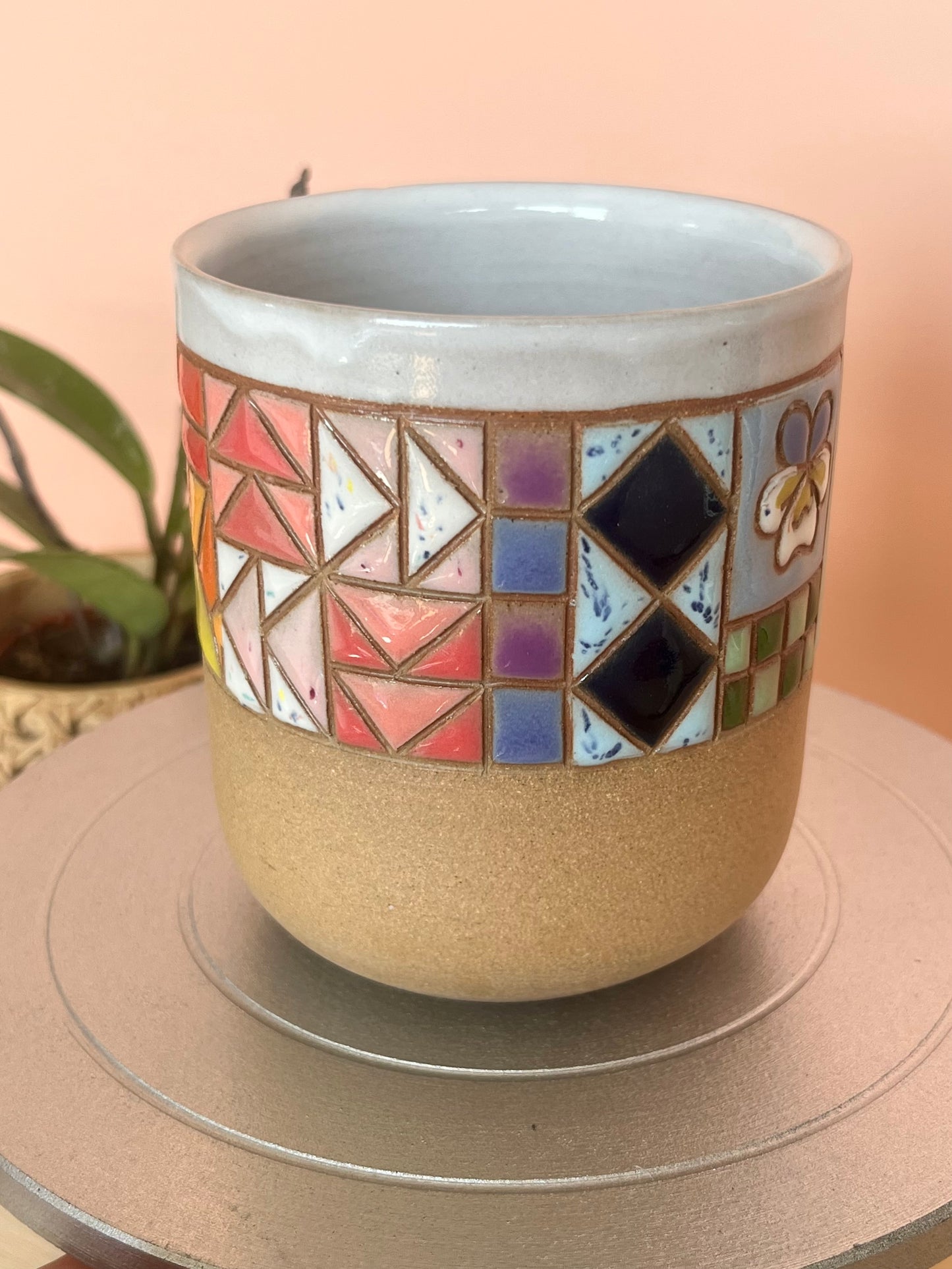 Rounded Quilted Tumbler -86-