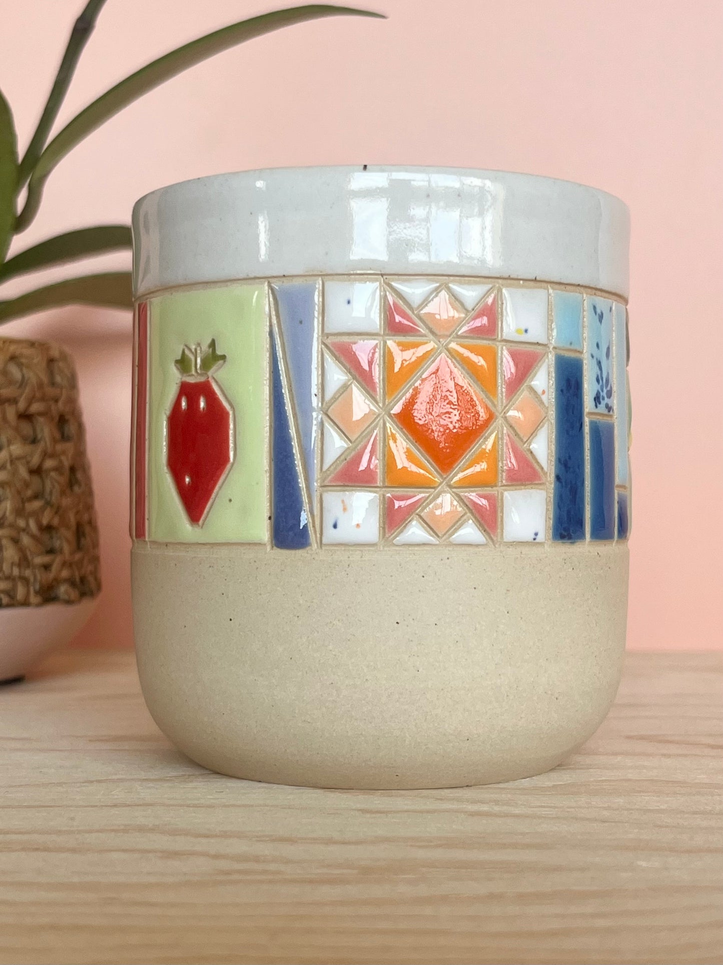 Rounded Quilted Tumbler -97-