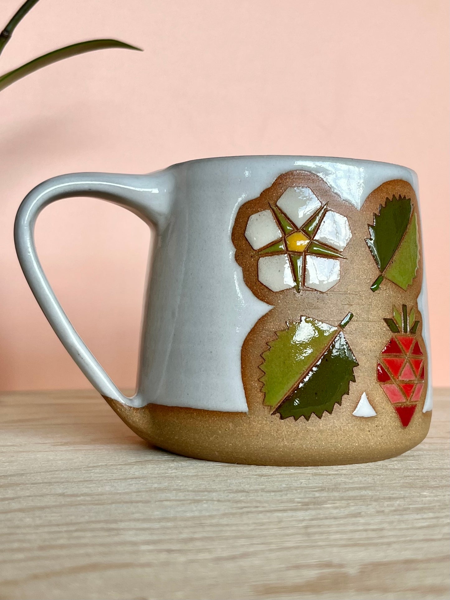 Tall Garden Quilt Mug -07-