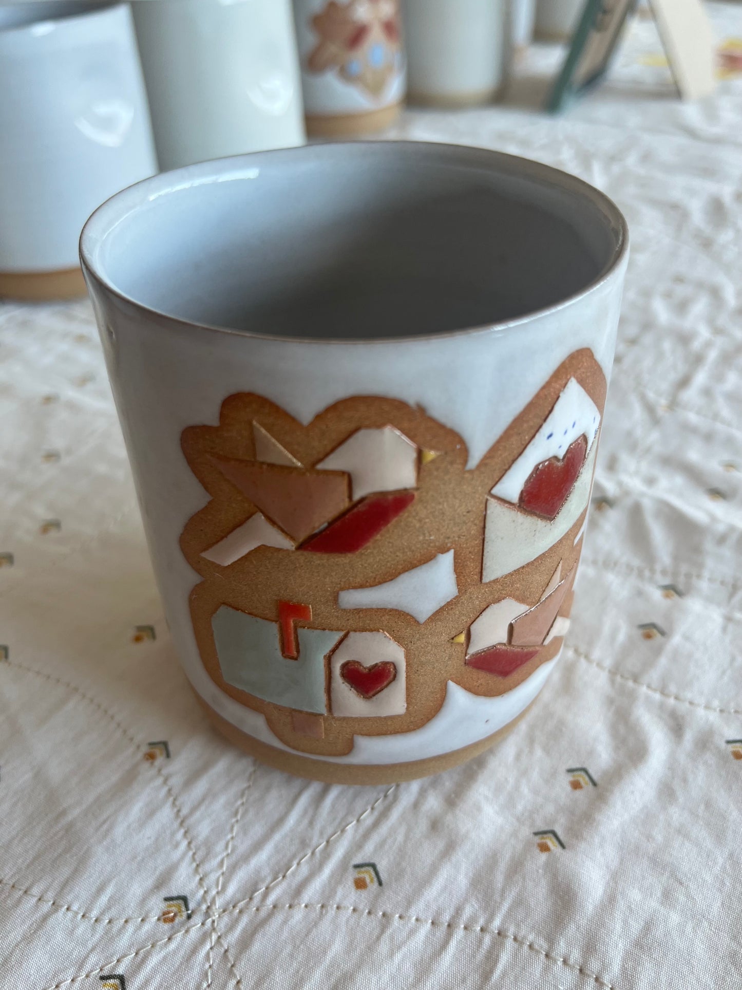 Quilt Thumbprint Tumbler