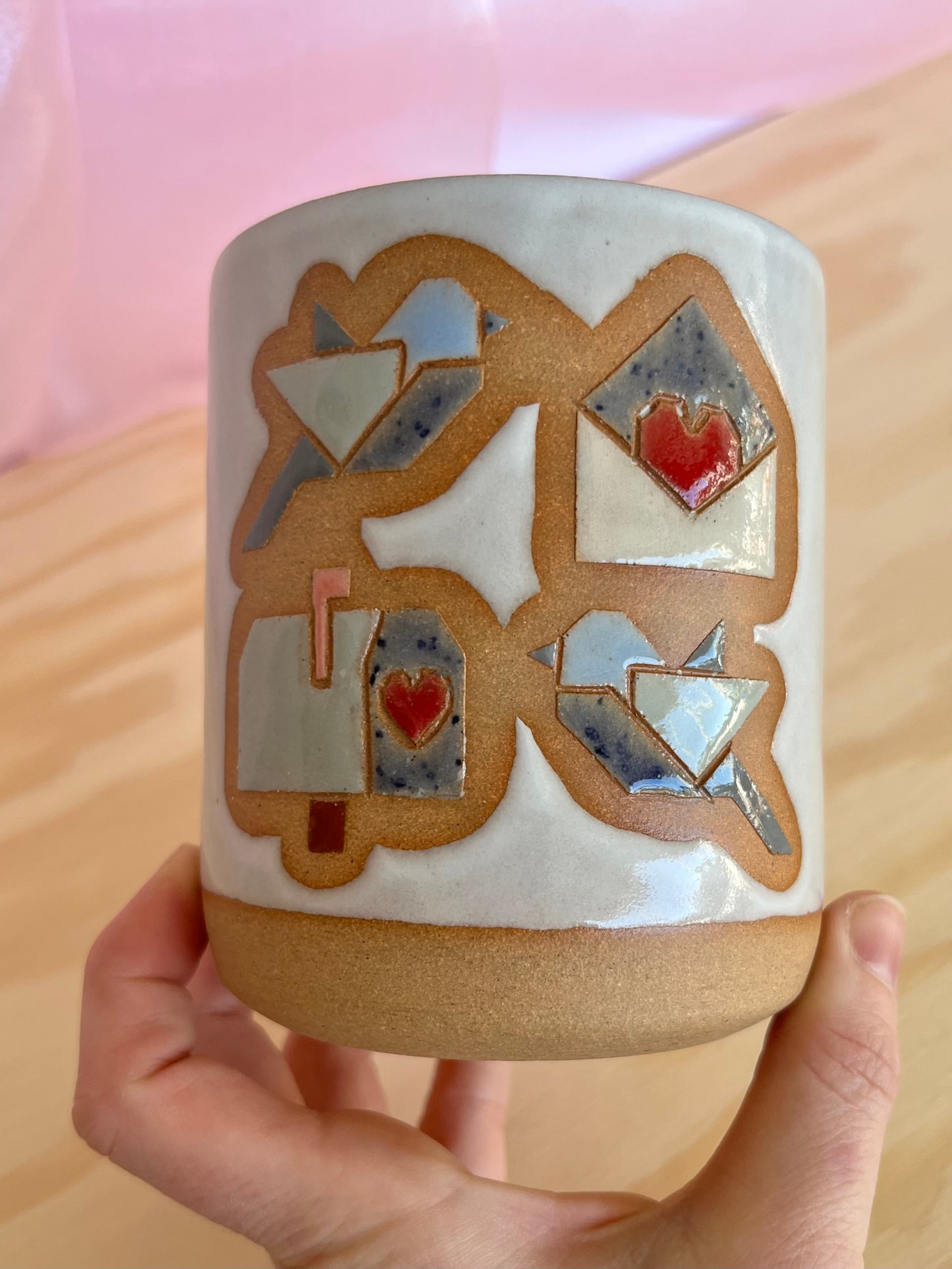 Quilt Thumbprint Tumbler