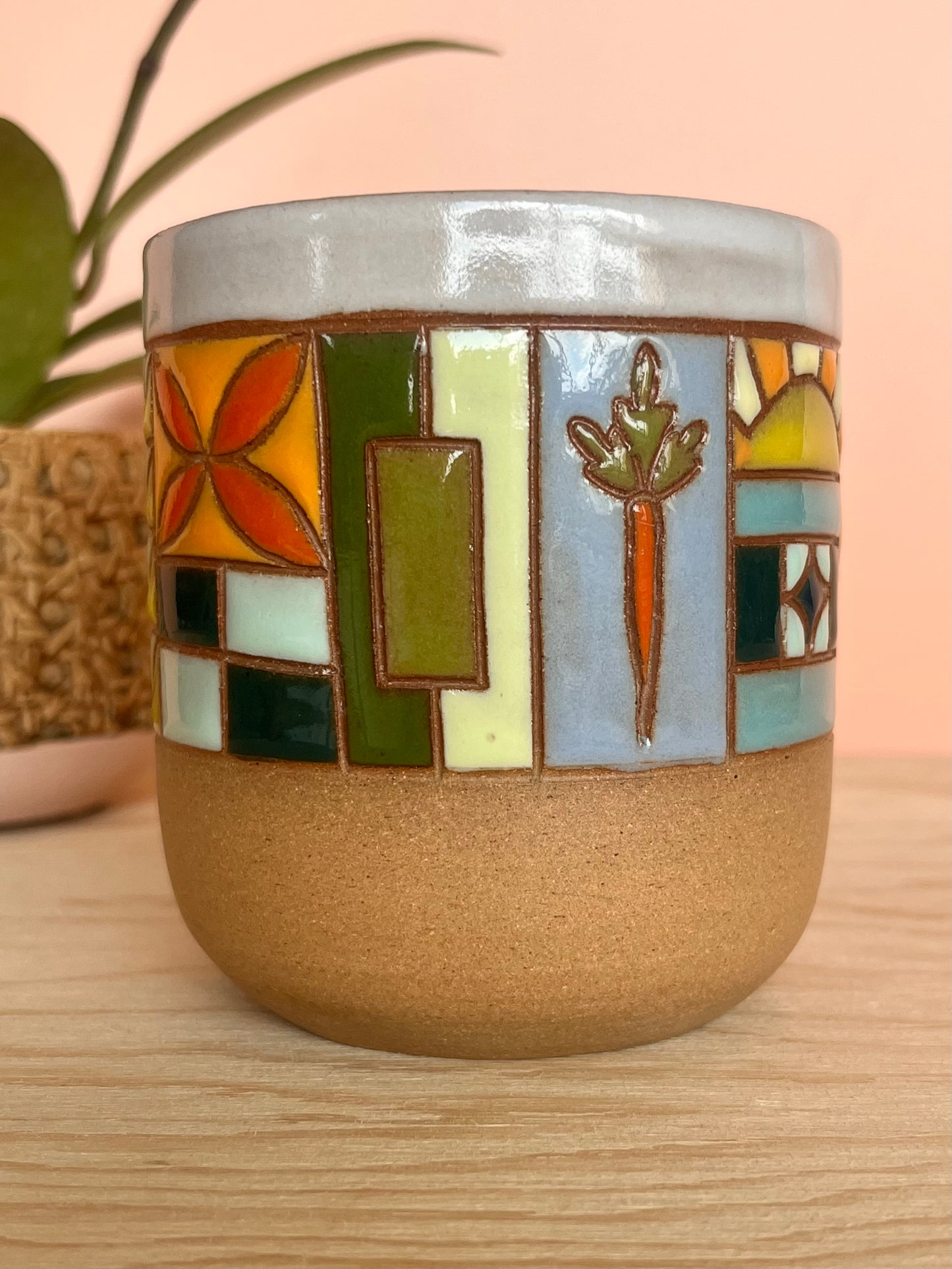 Rounded Quilted Tumbler -81-