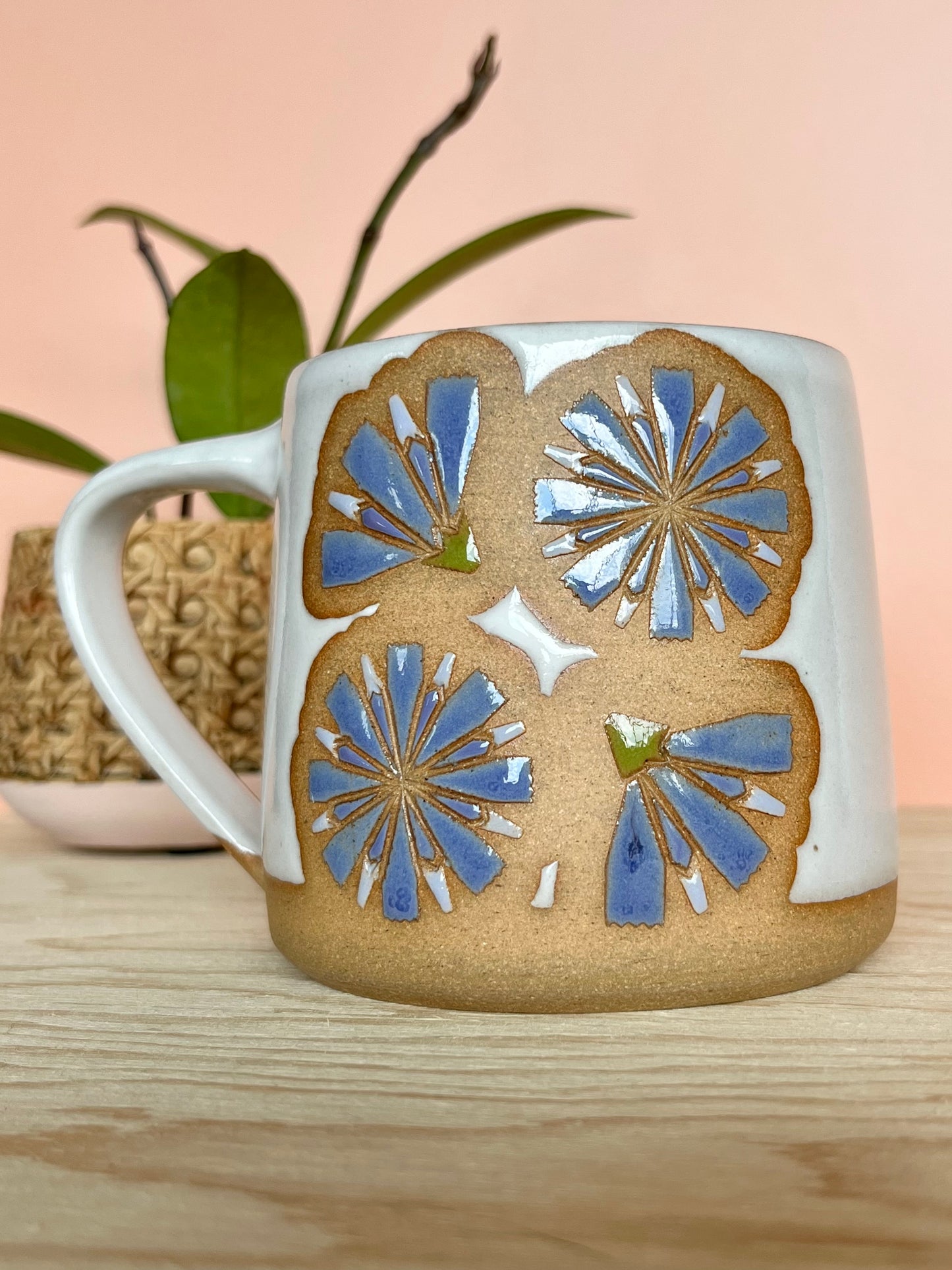 Tall Garden Quilt Mug -13-