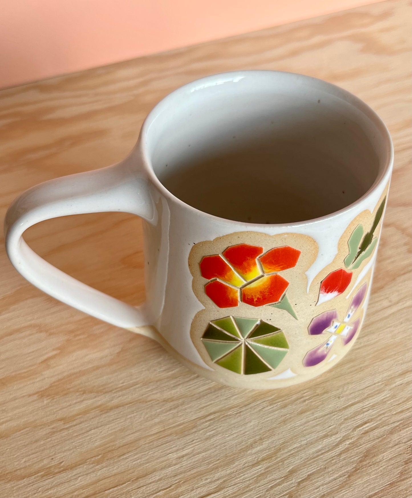 Tall Garden Quilt Mug -22-