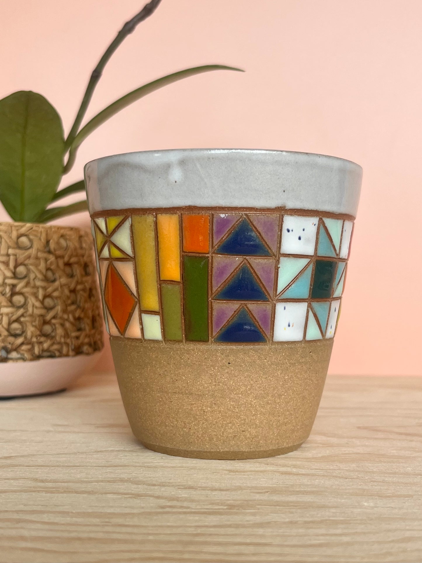 Angular Quilted Tumbler -61-