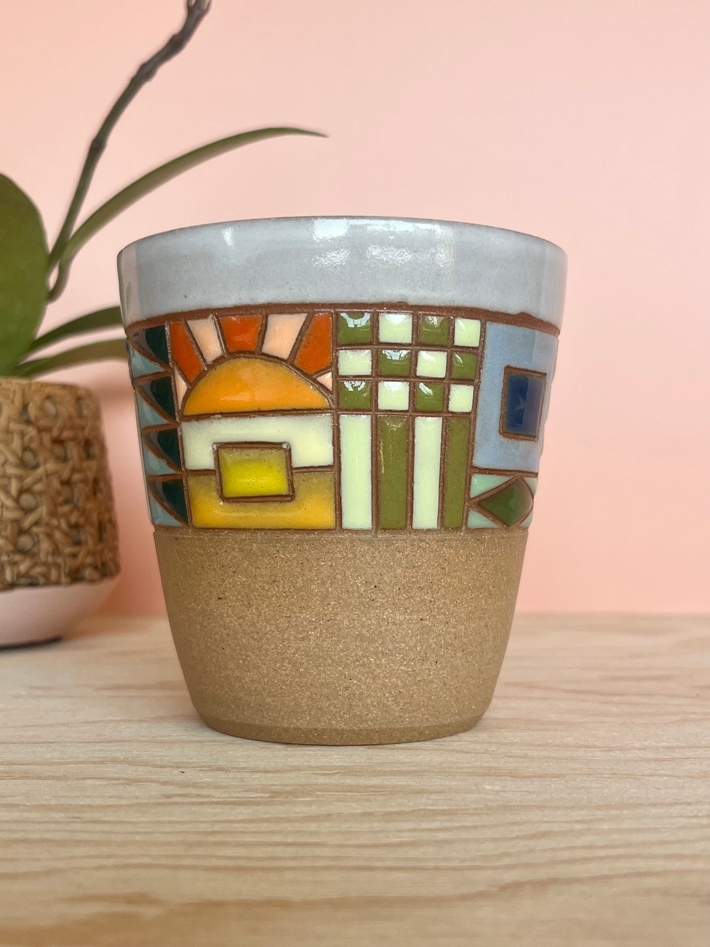 Angular Quilted Tumbler -60-