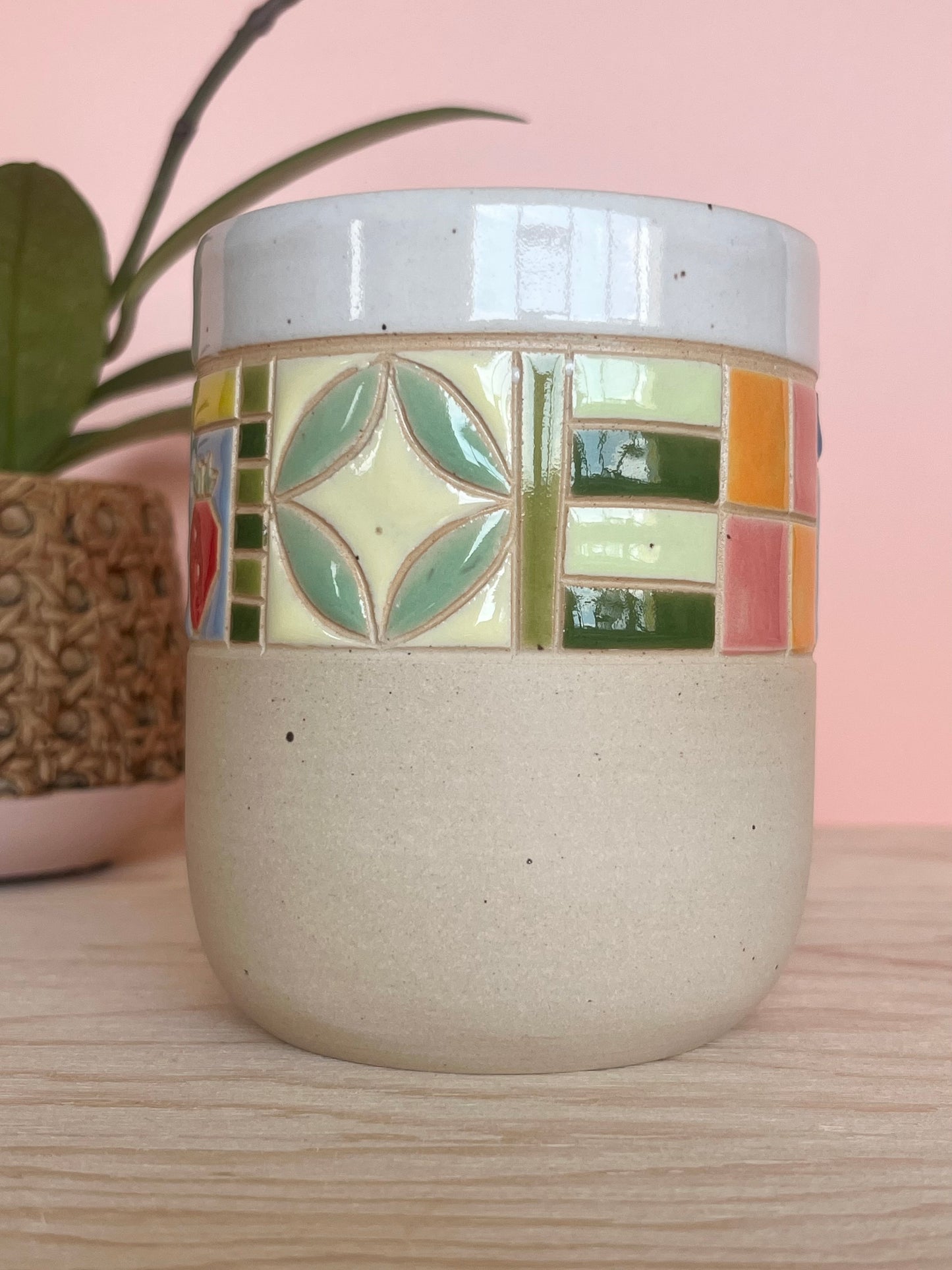 Rounded Quilted Tumbler -93-