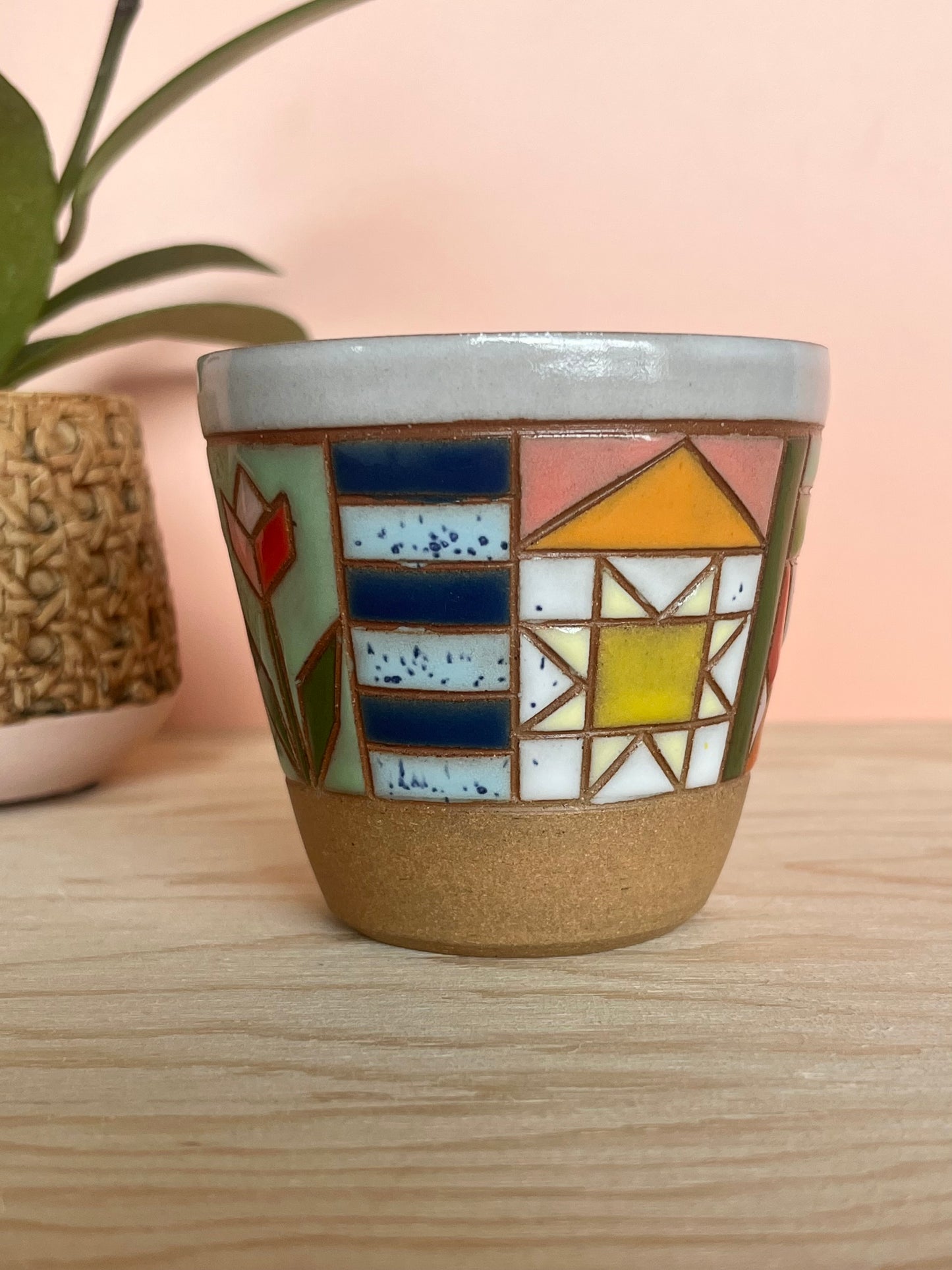 Angular Quilted Tumbler -69-