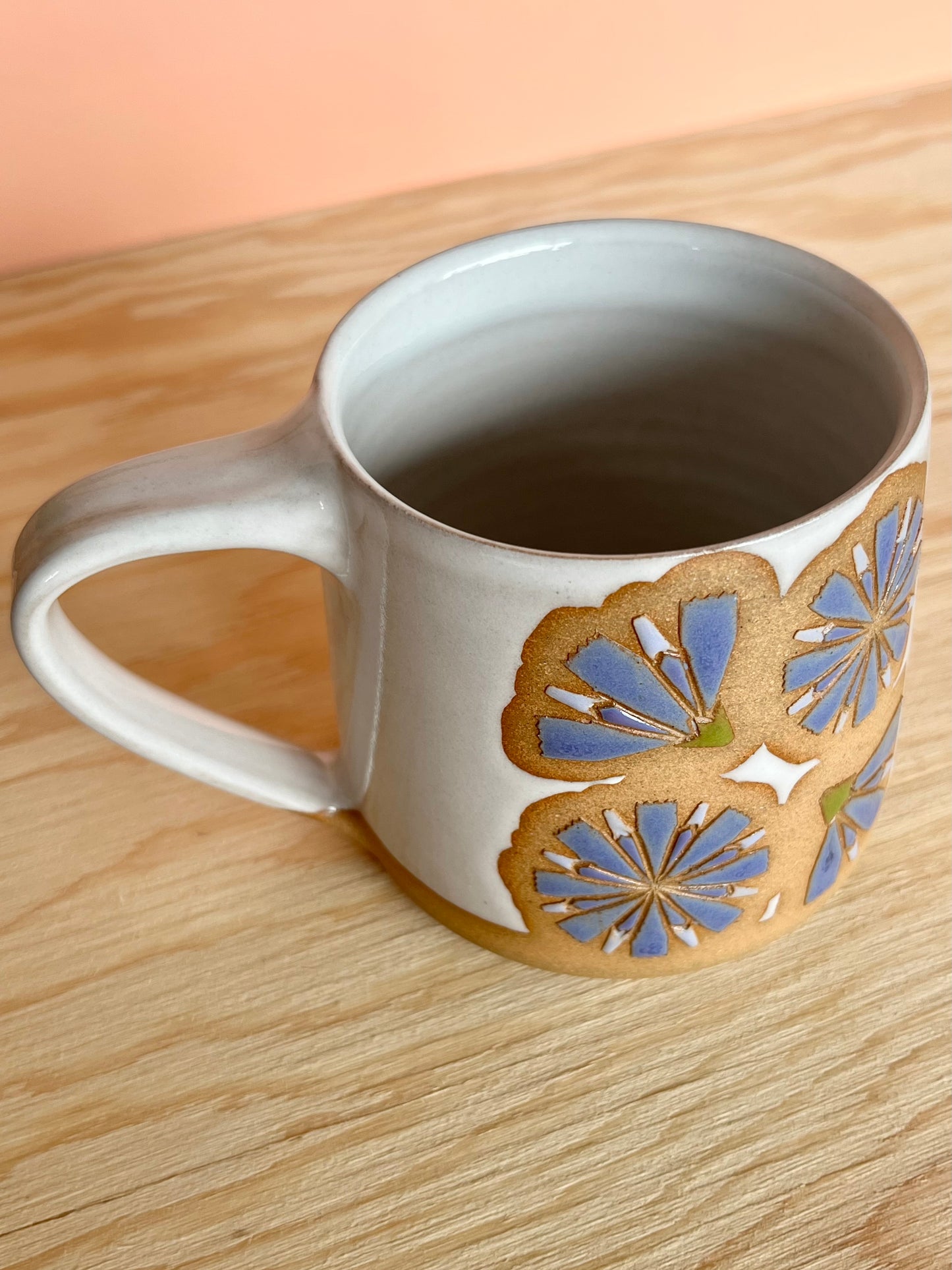 Tall Garden Quilt Mug -13-