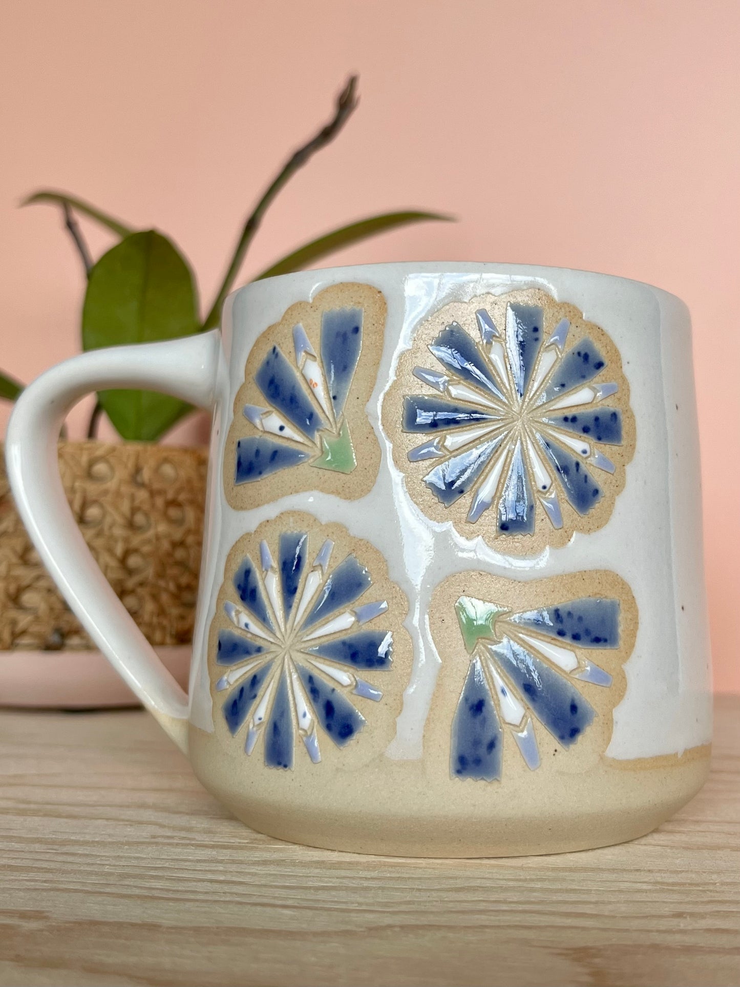 Tall Garden Quilt Mug -21-