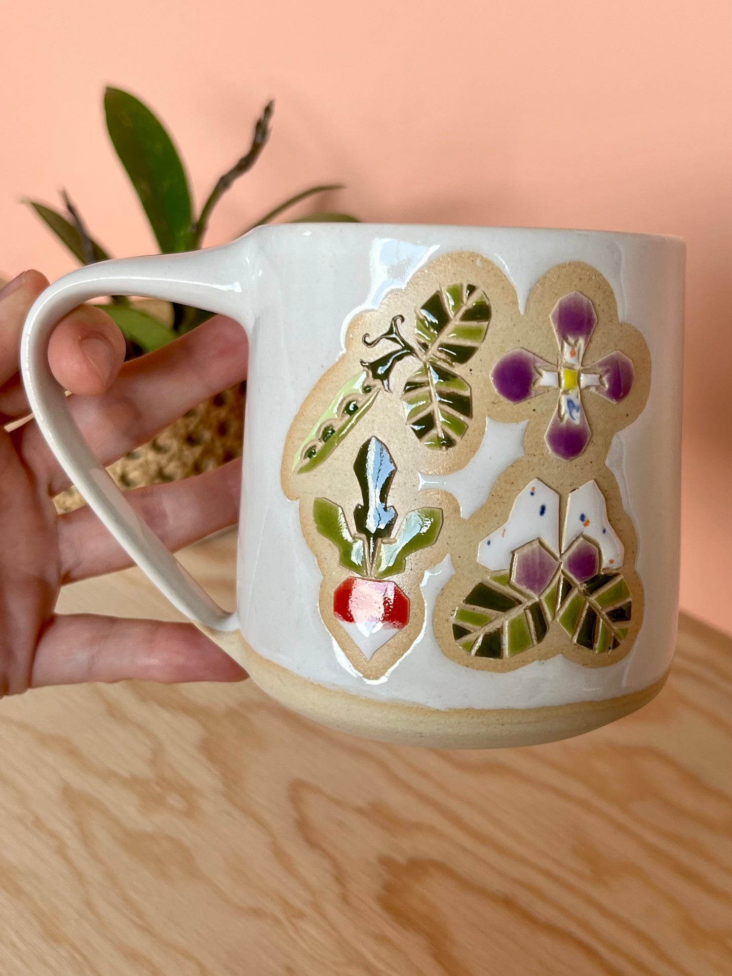Extra Tall Garden Quilt Mug -26-