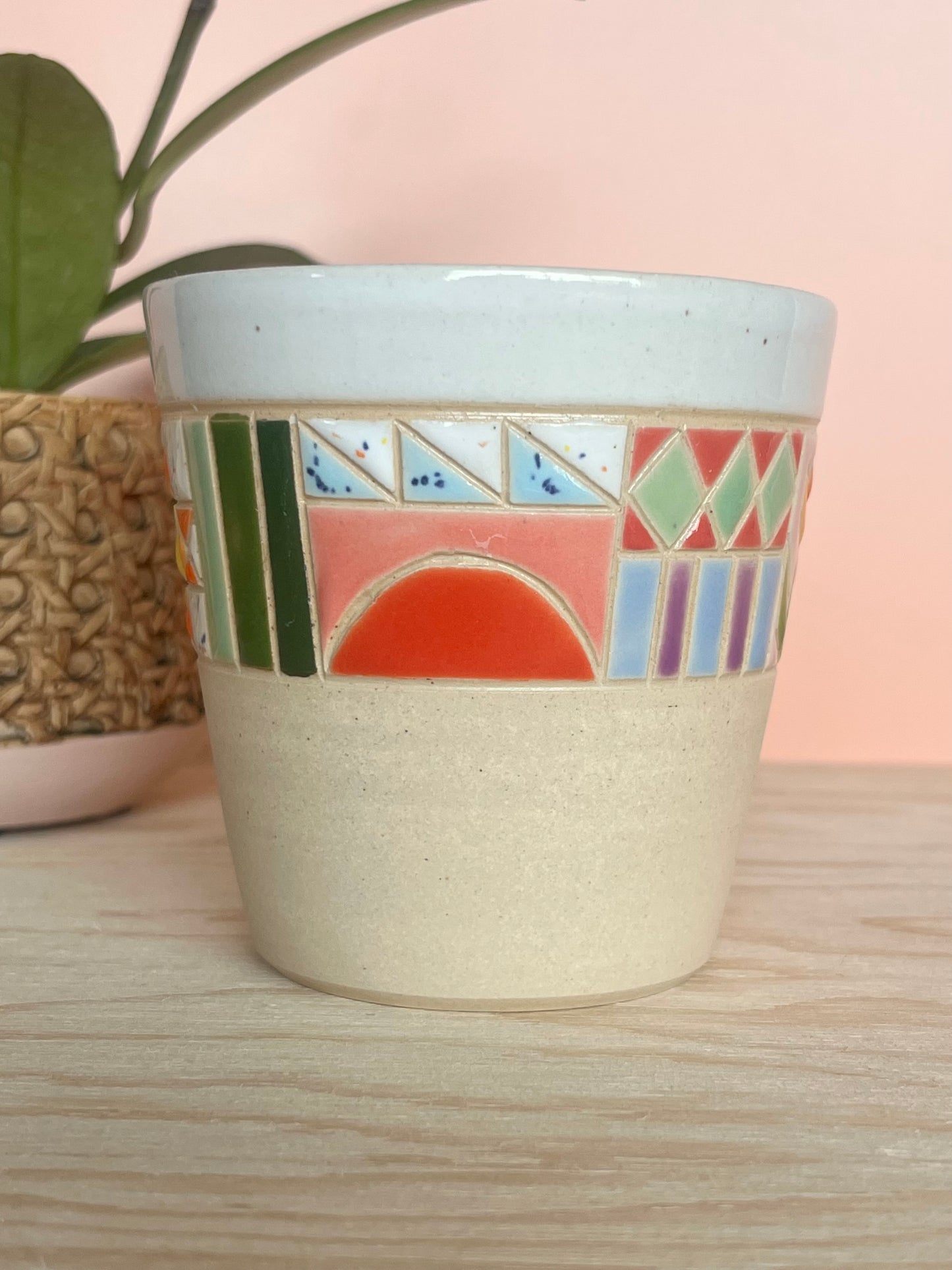Angular Quilted Tumbler -75-